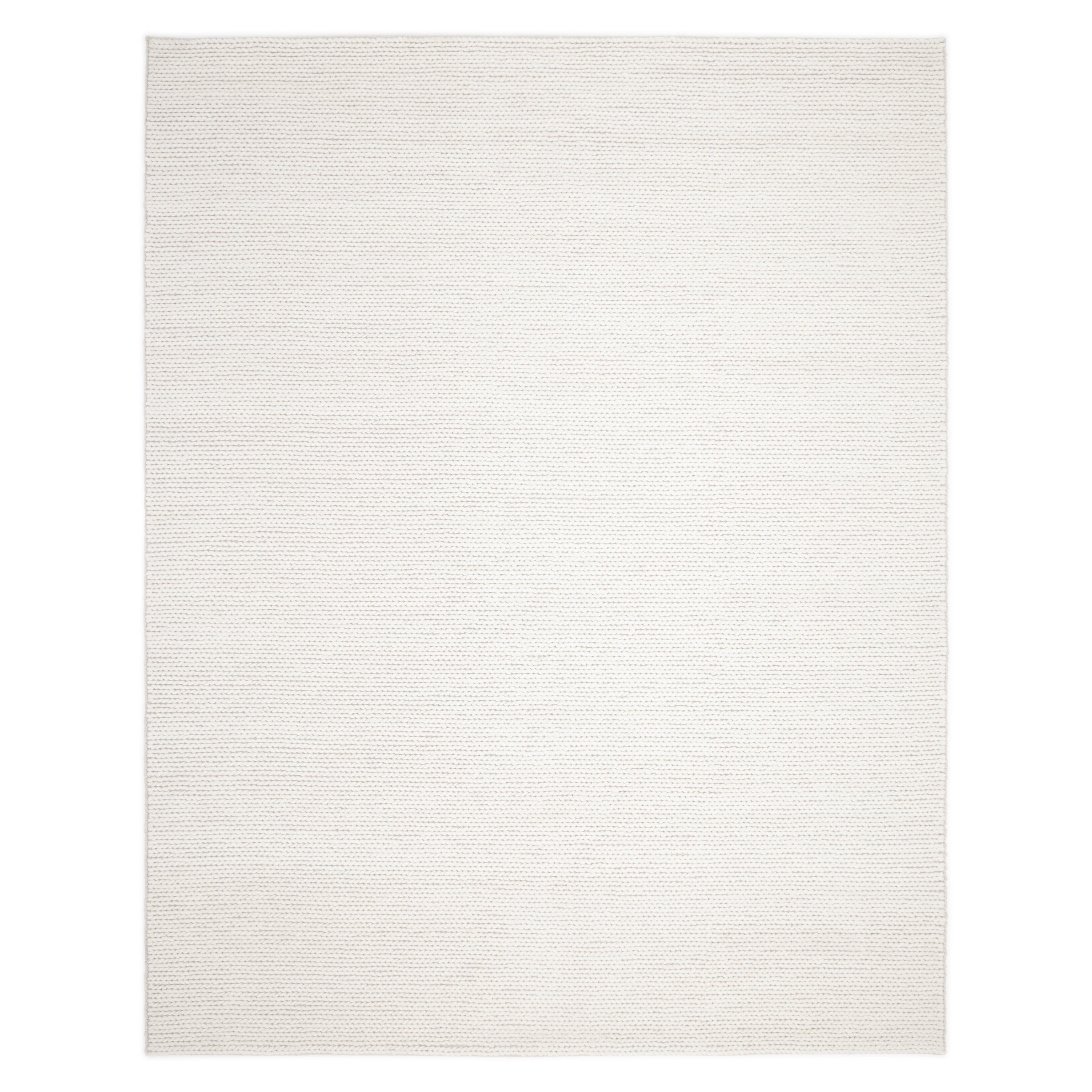 Elizabeth Handmade Contemporary Solid Ivory Area Rug