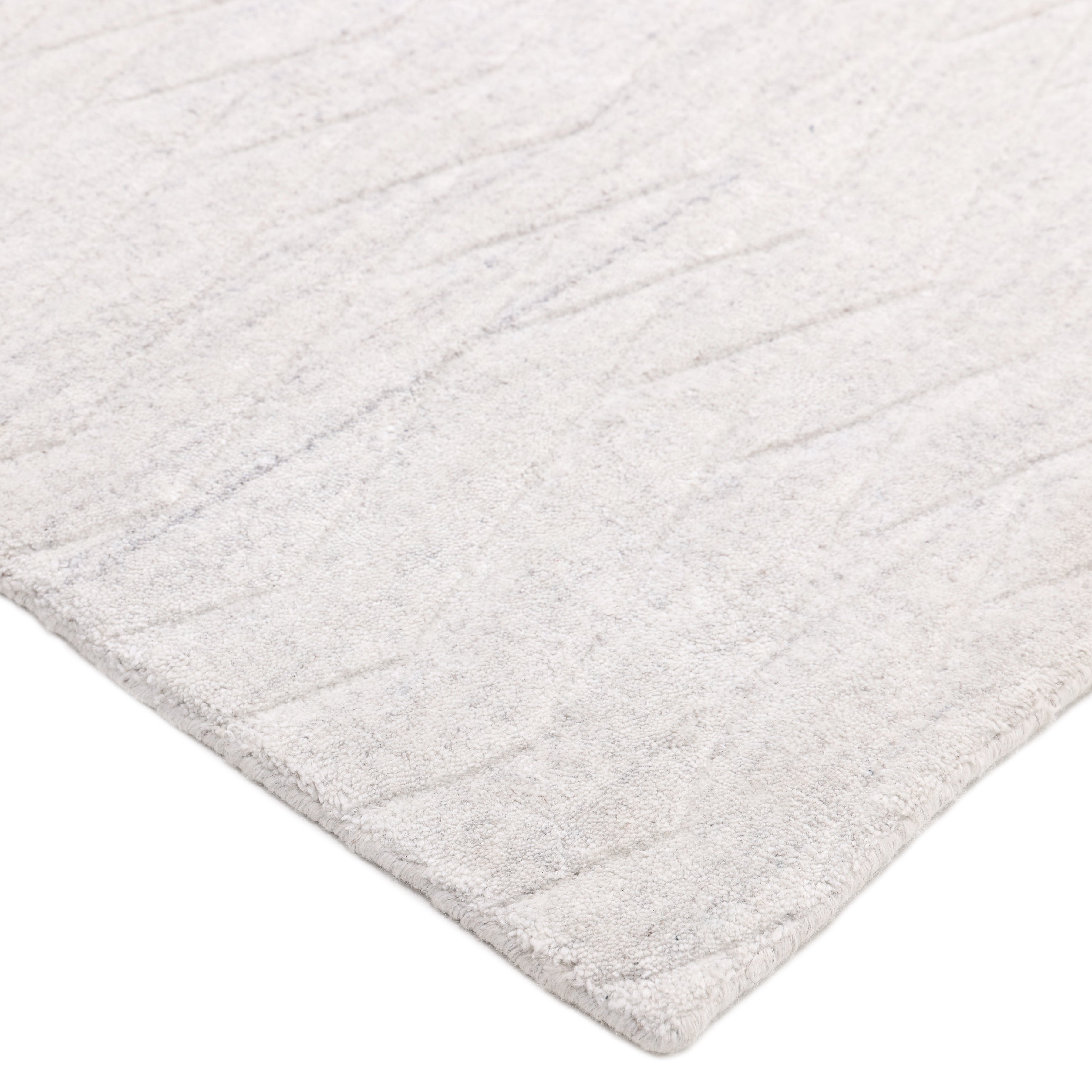 Rishab Handmade Contemporary Solid Alabaster Area Rug