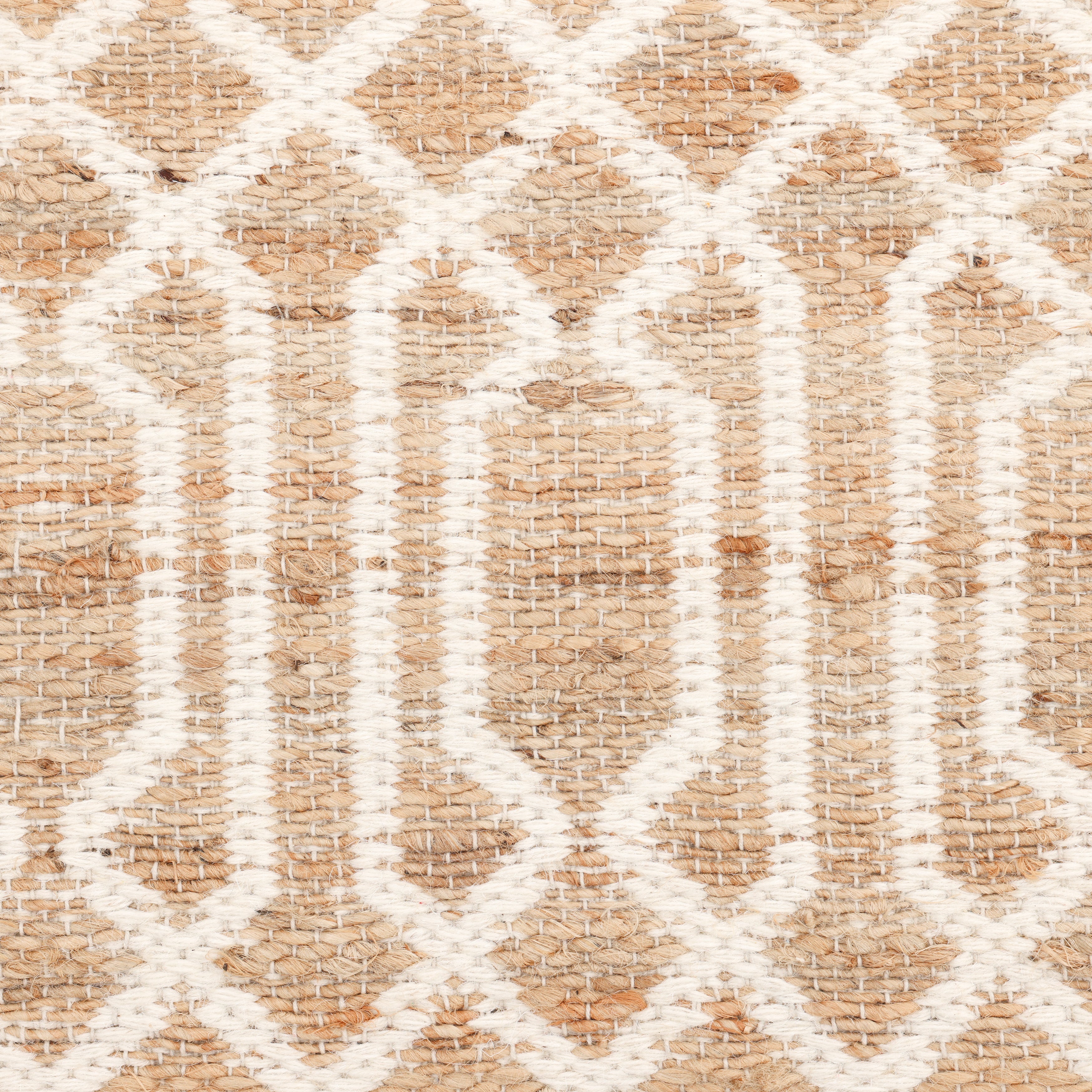 Sophie Handmade Contemporary Trellis Ivory Area Rug