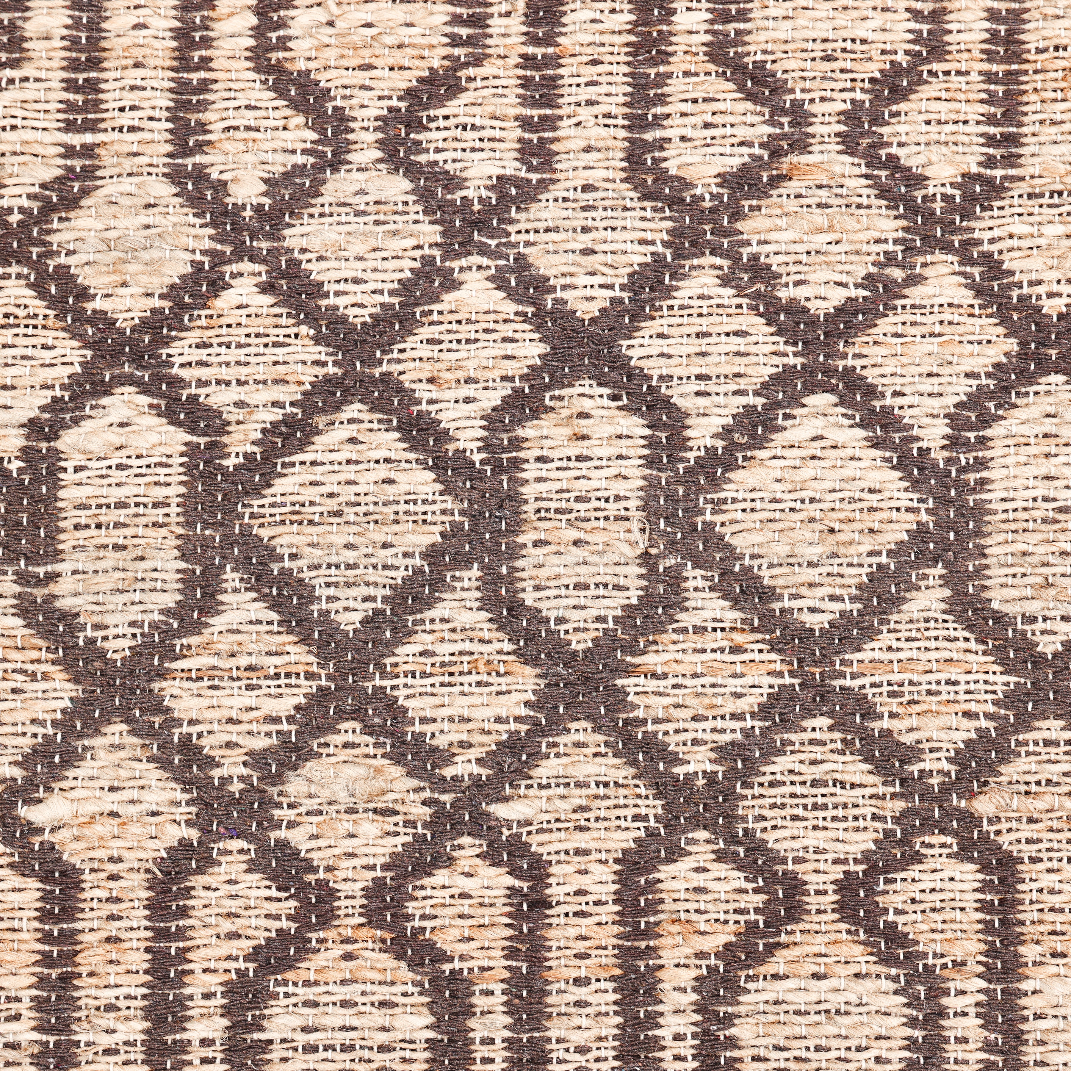 Sophie Handmade Contemporary Trellis Brown Area Rug