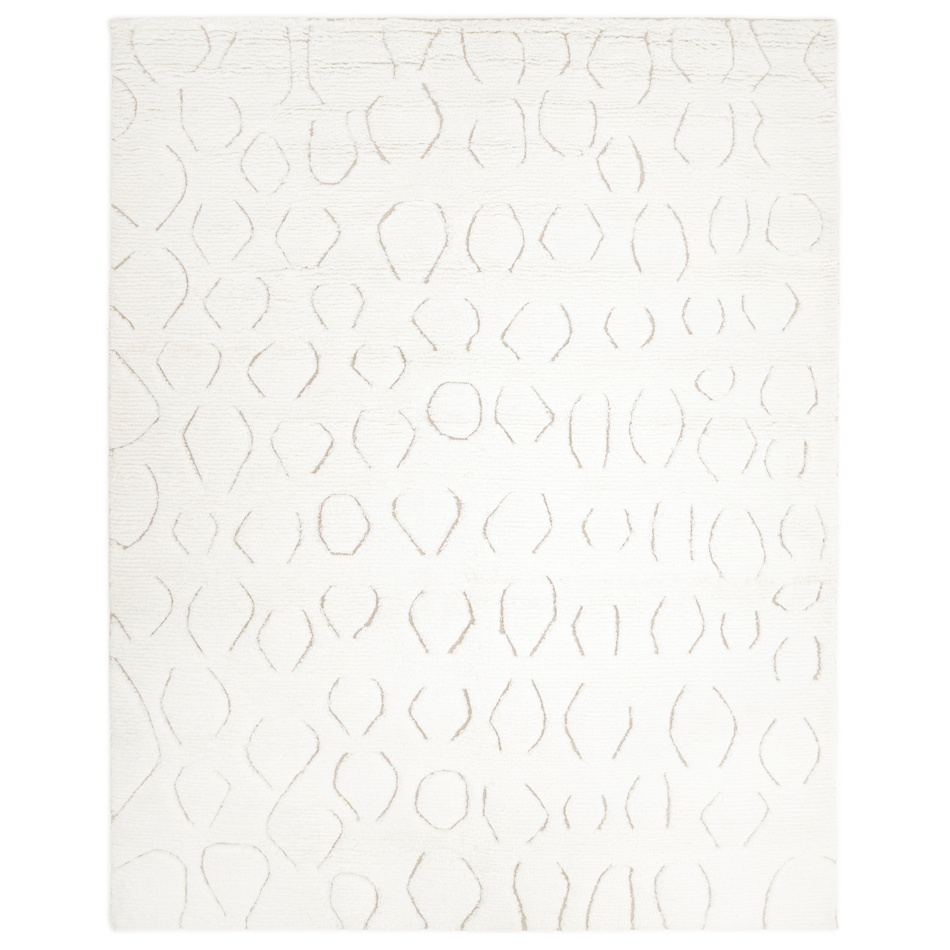 Astoria Handmade Contemporary Moroccan Ivory Area Rug