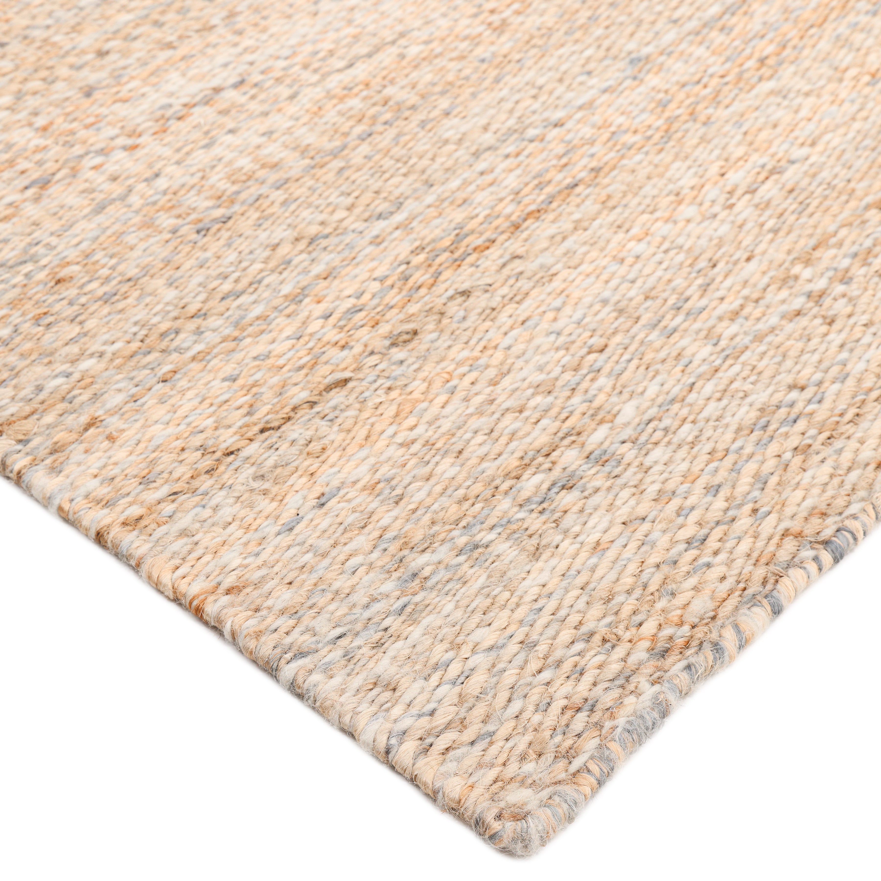 Lee Handmade Contemporary Solid Light Brown Area Rug