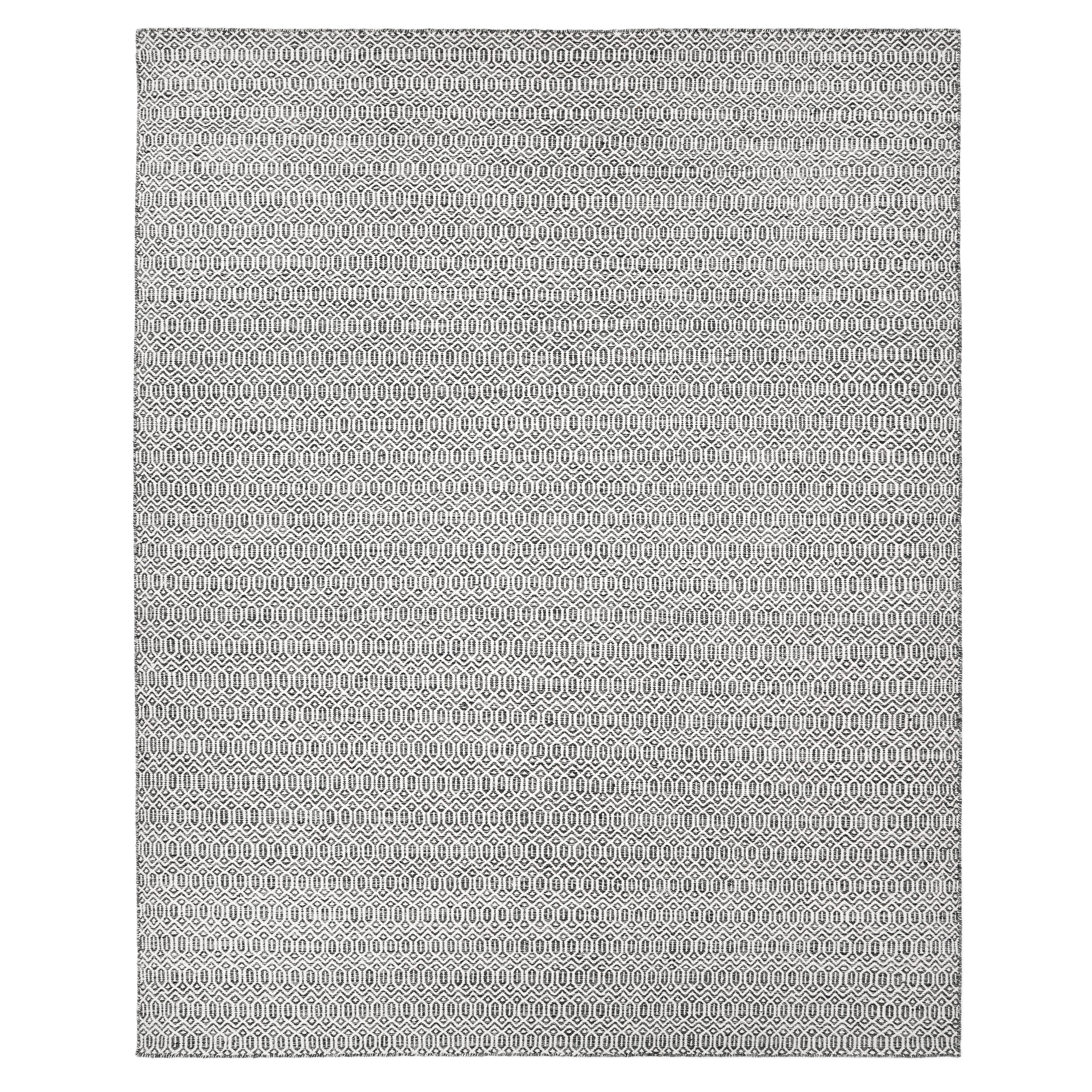 Chatham Handmade Contemporary Geometric Gray Area Rug