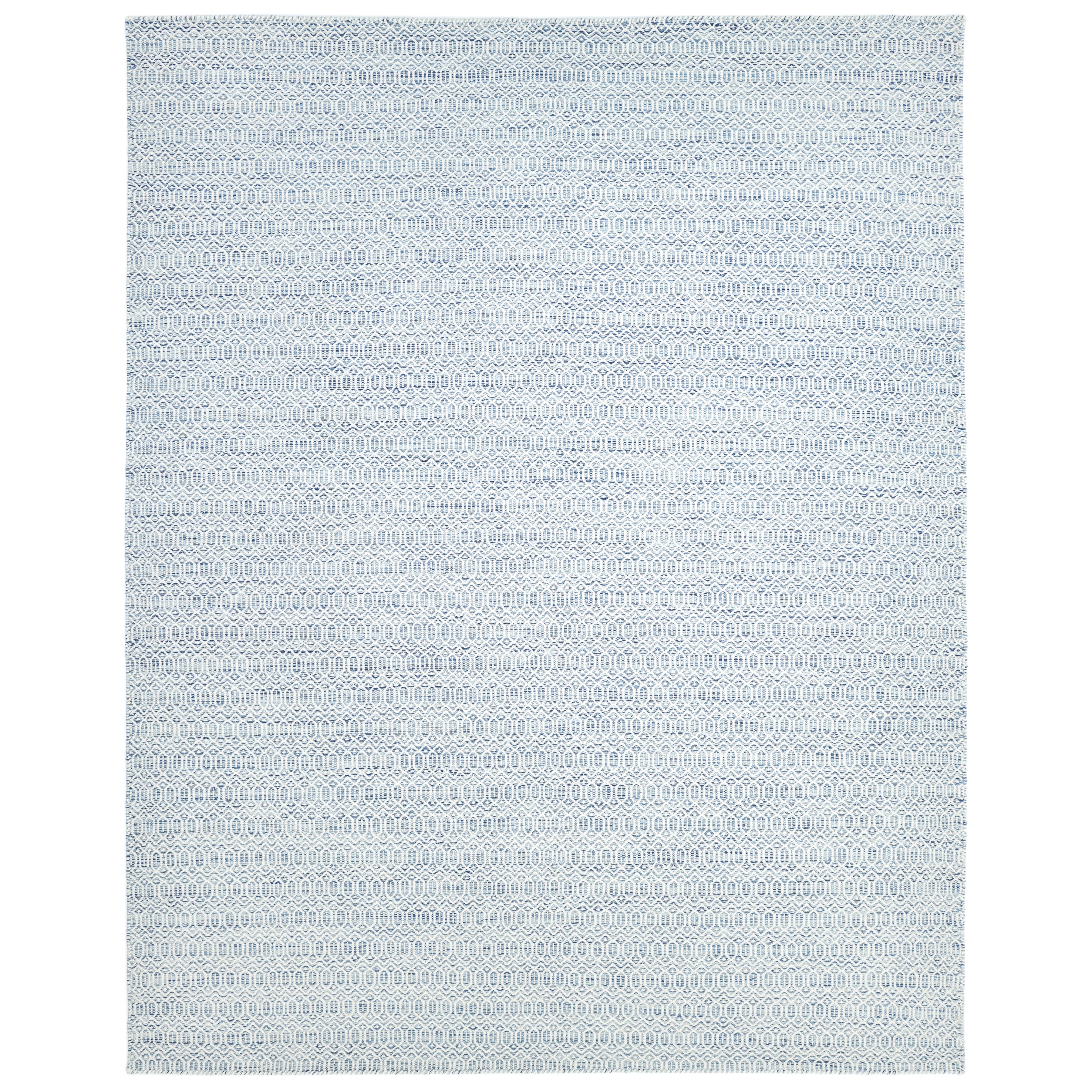 Chatham Handmade Contemporary Geometric Blue Runner