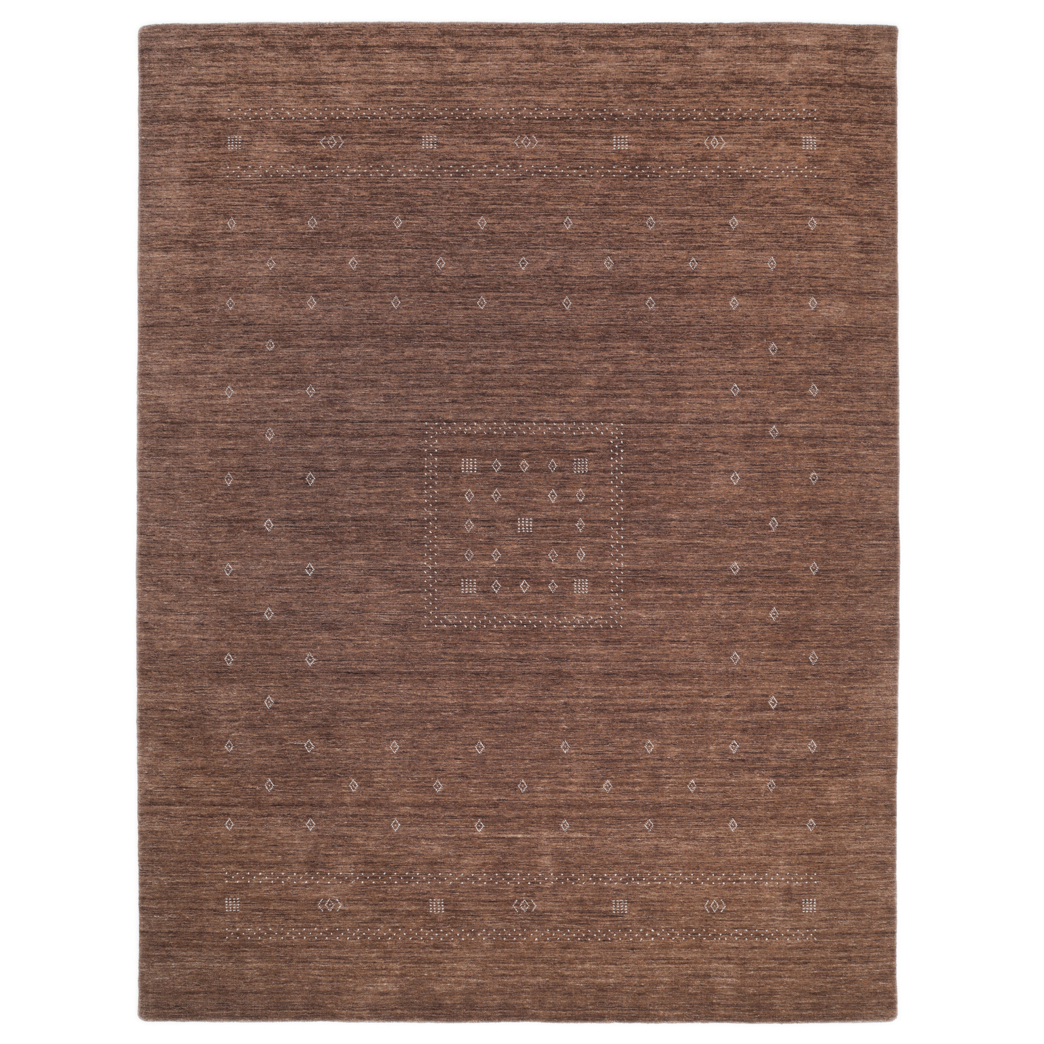 Simi Handmade Bohemian Tribal Brown Area Rug