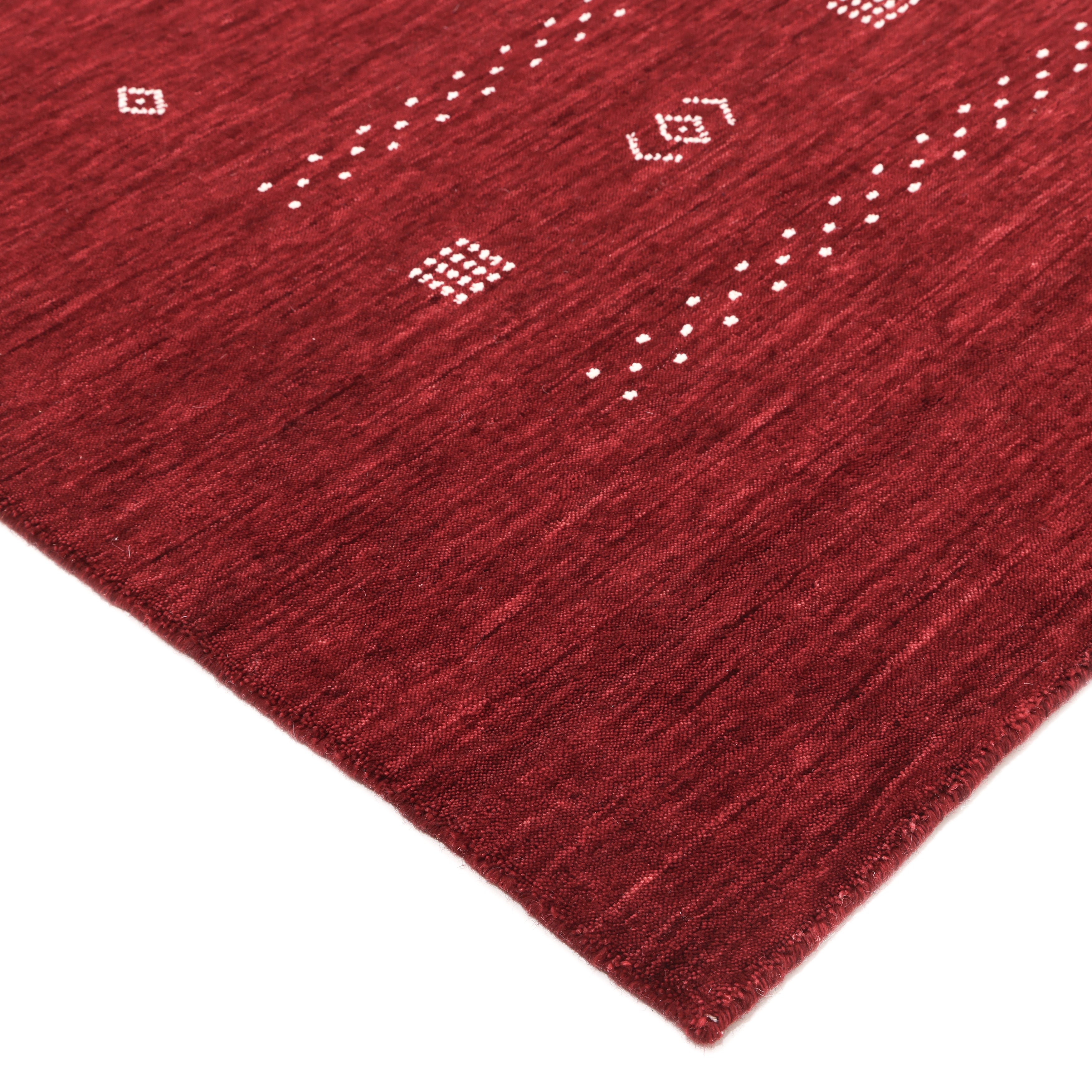 Simi Handmade Bohemian Tribal Red Area Rug