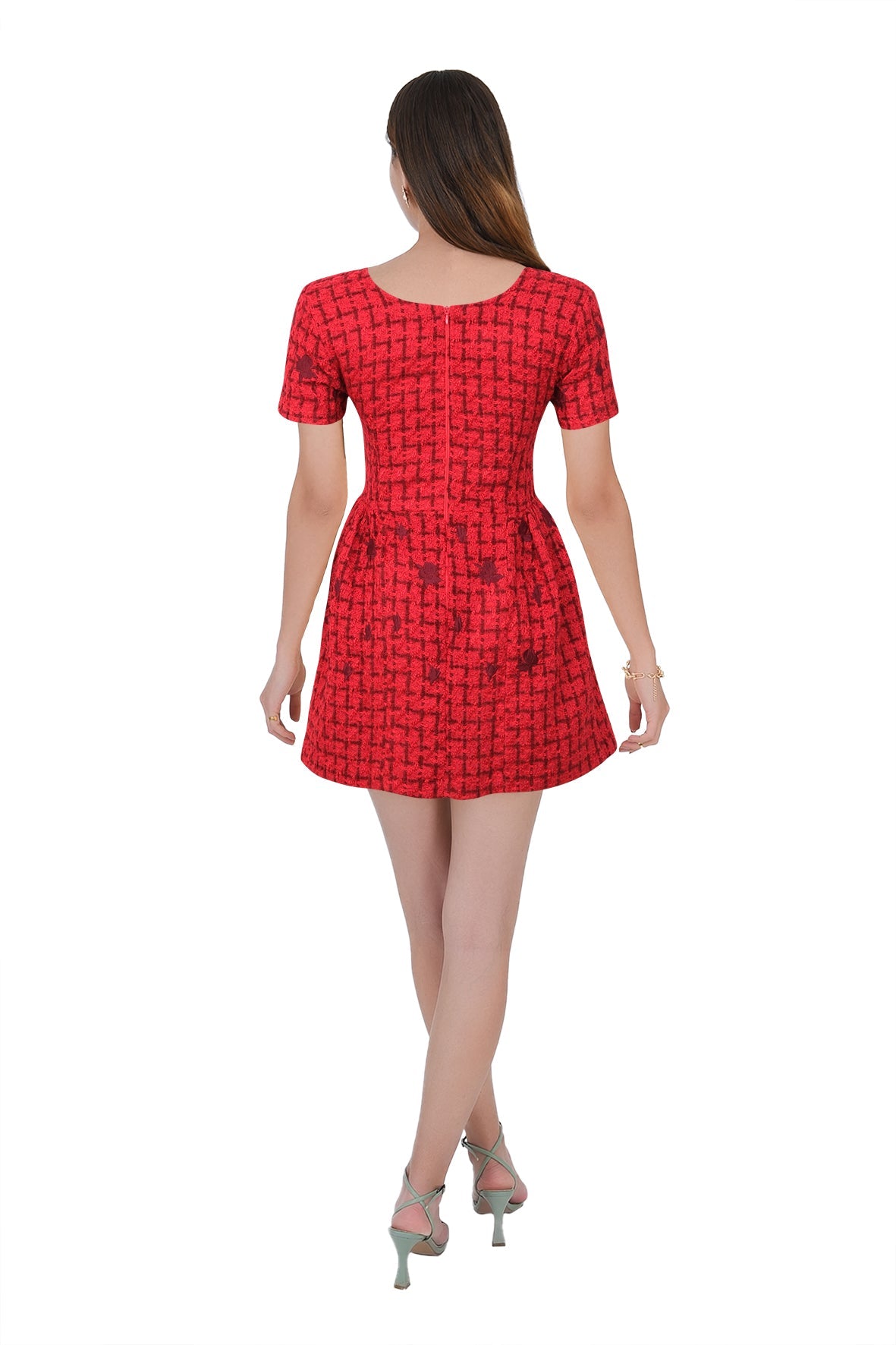 Samantha | Red Plaid
