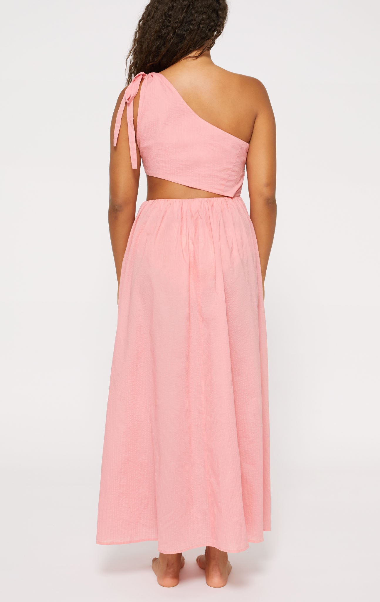 Alberobello Dress in Pink Sands