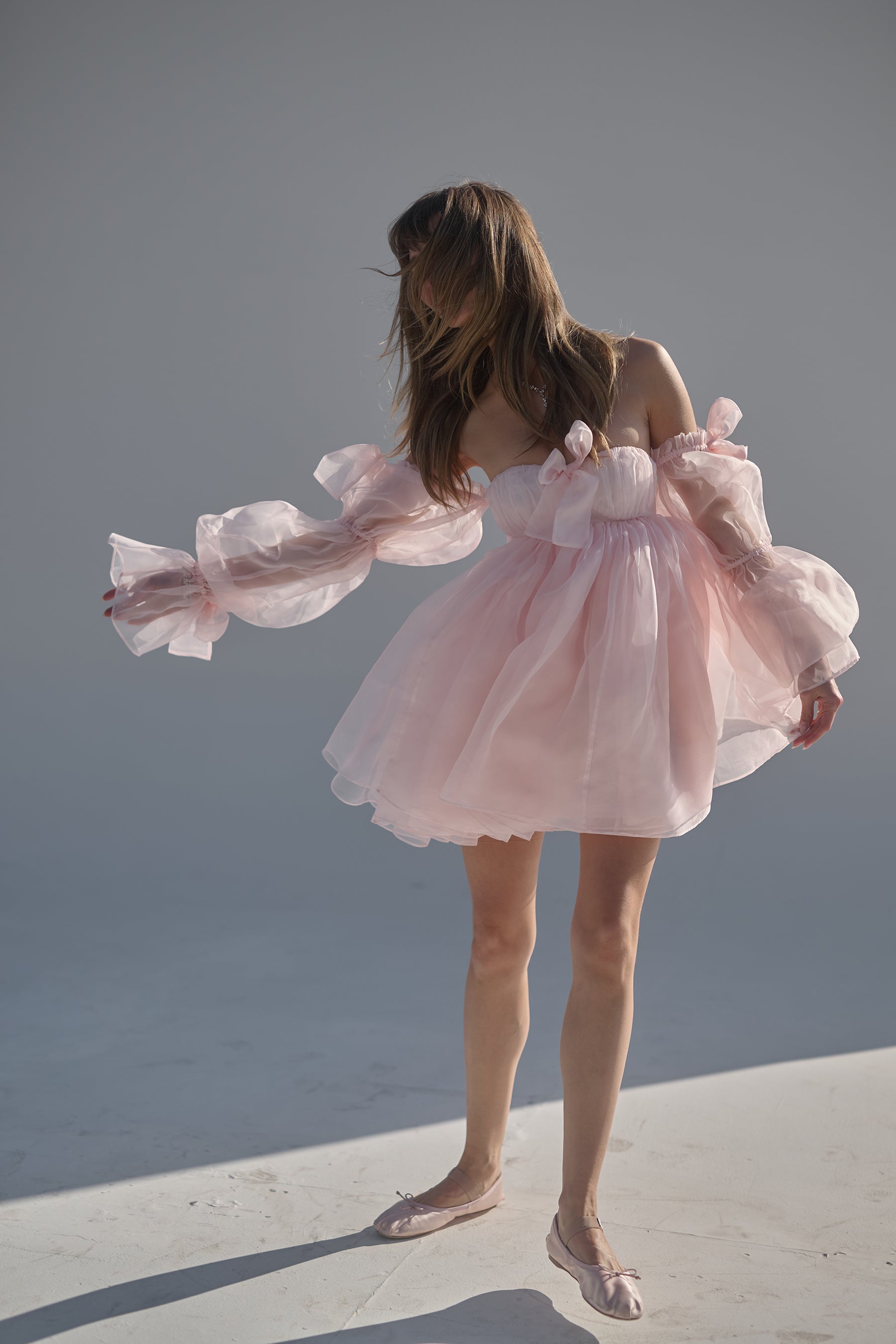 The Confection Silk Mini Mansion Dress