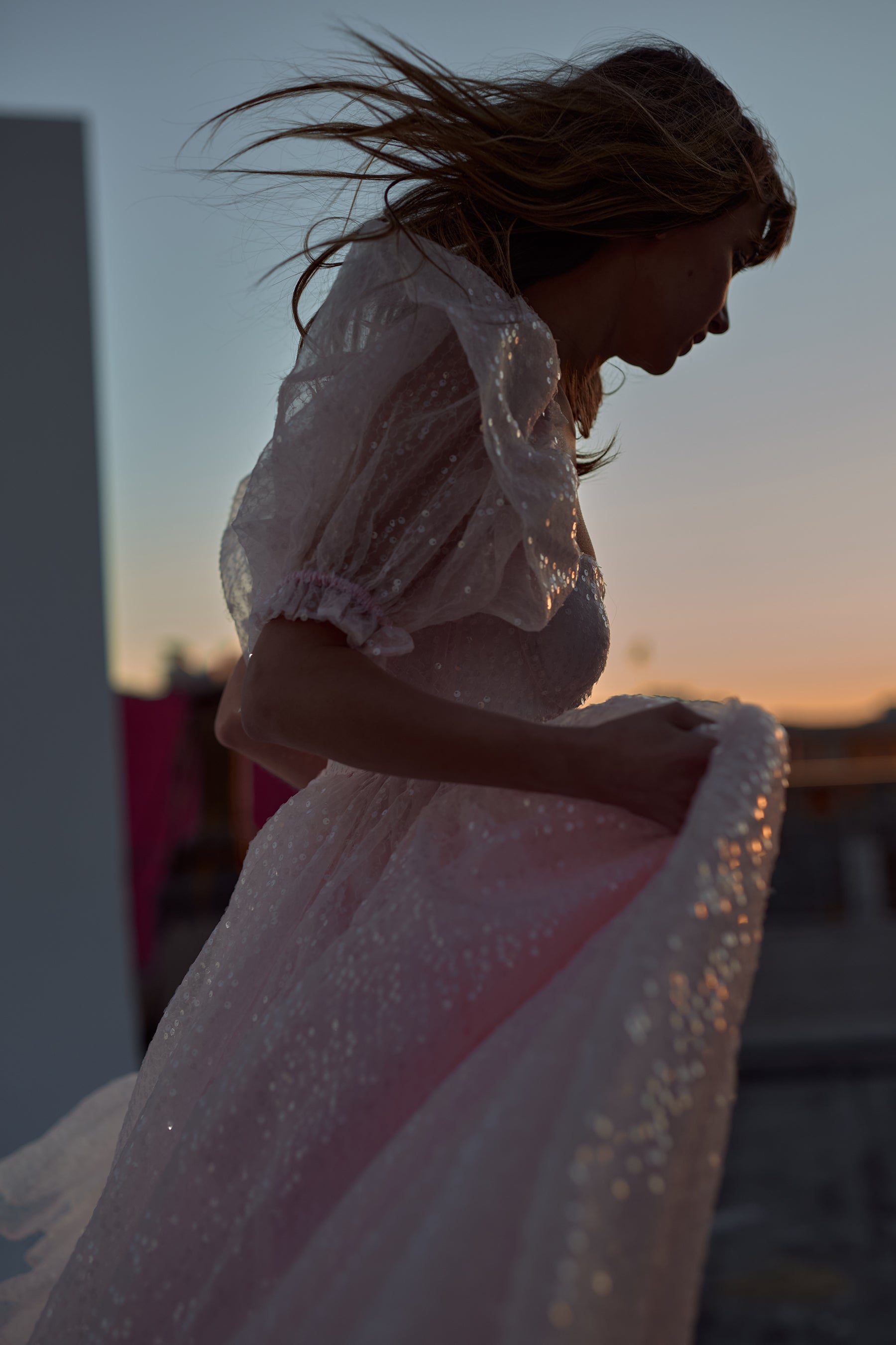 The Sparkling Rose Bloom Gown