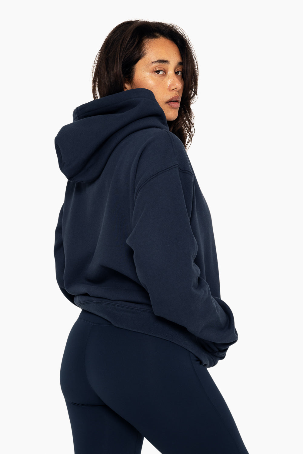 SET, EMBROIDERED HEAVYWEIGHT SWEATS HOODIE IN OXFORD