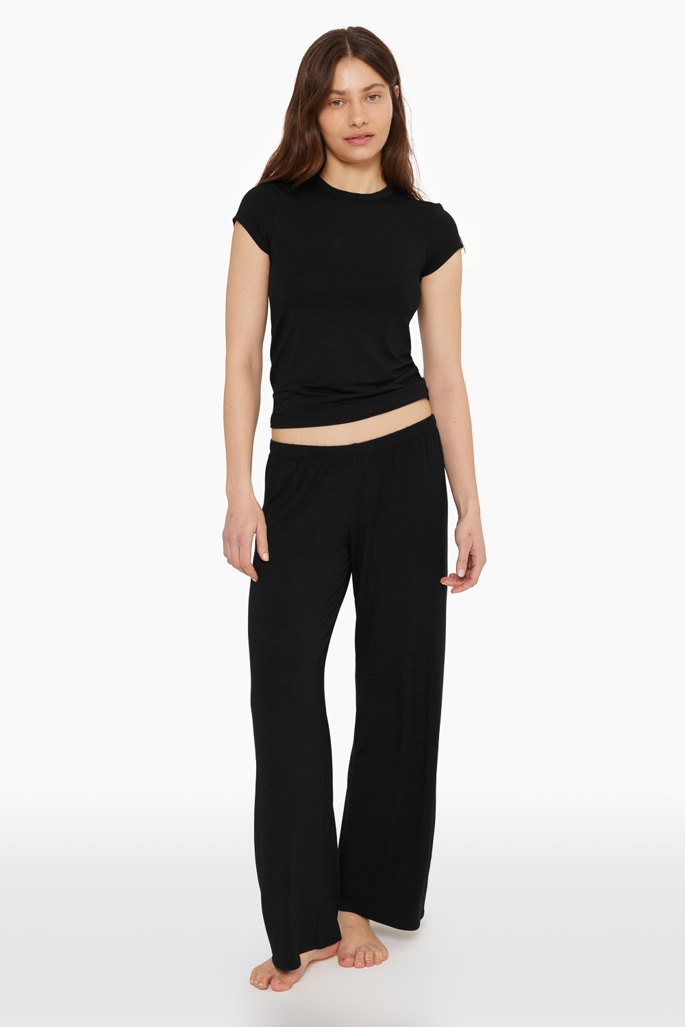 SET, CLASSIC SLEEP PANTS IN ONYX