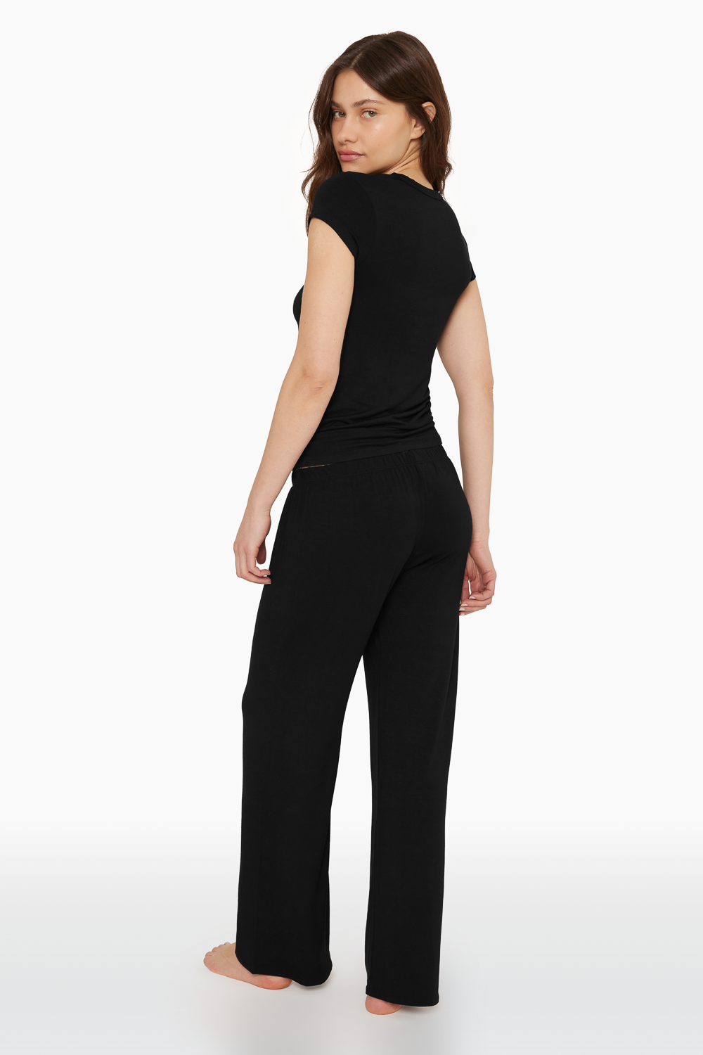 SET, CLASSIC SLEEP PANTS IN ONYX