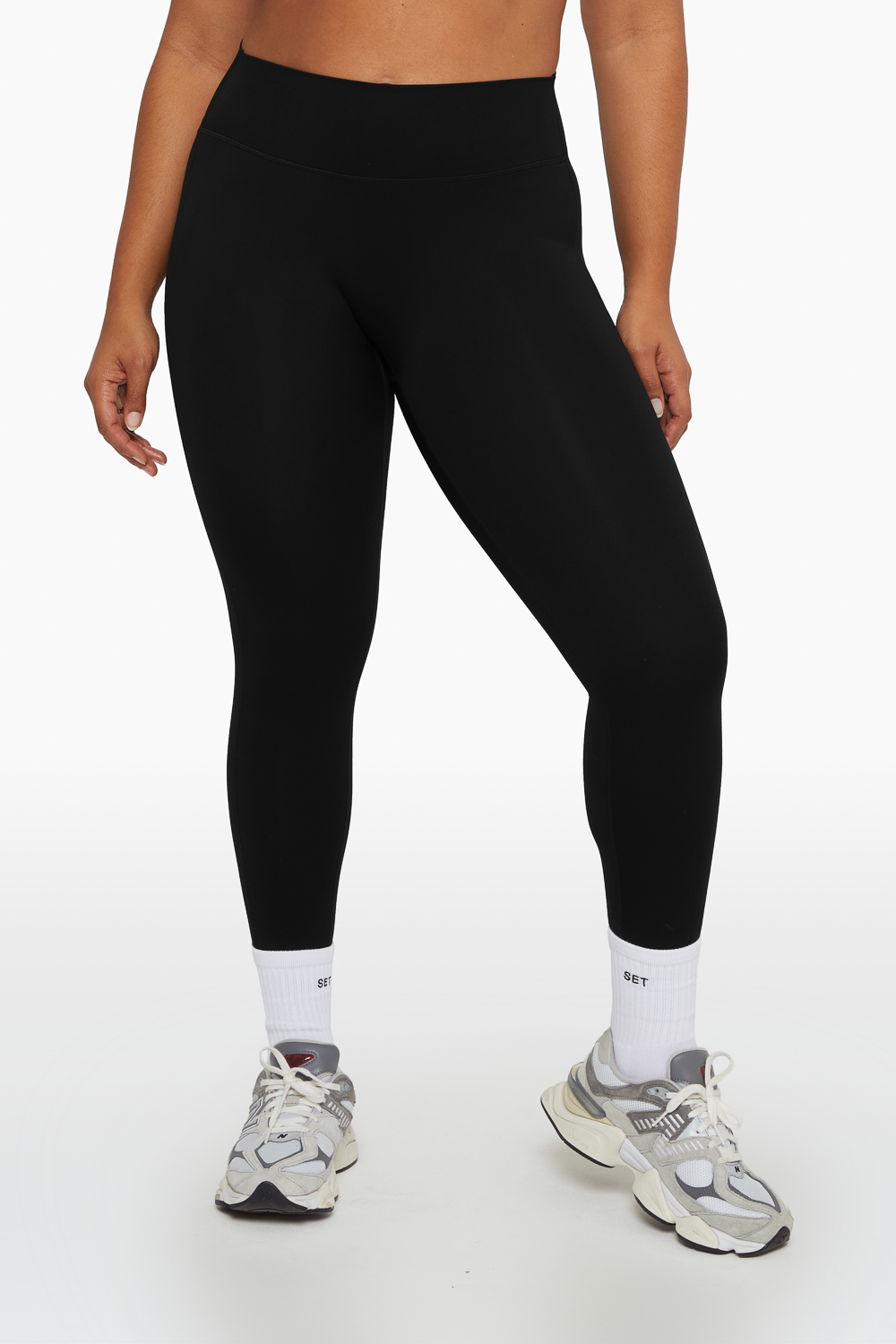 SET SPORTBODY® LEGGINGS IN ONYX