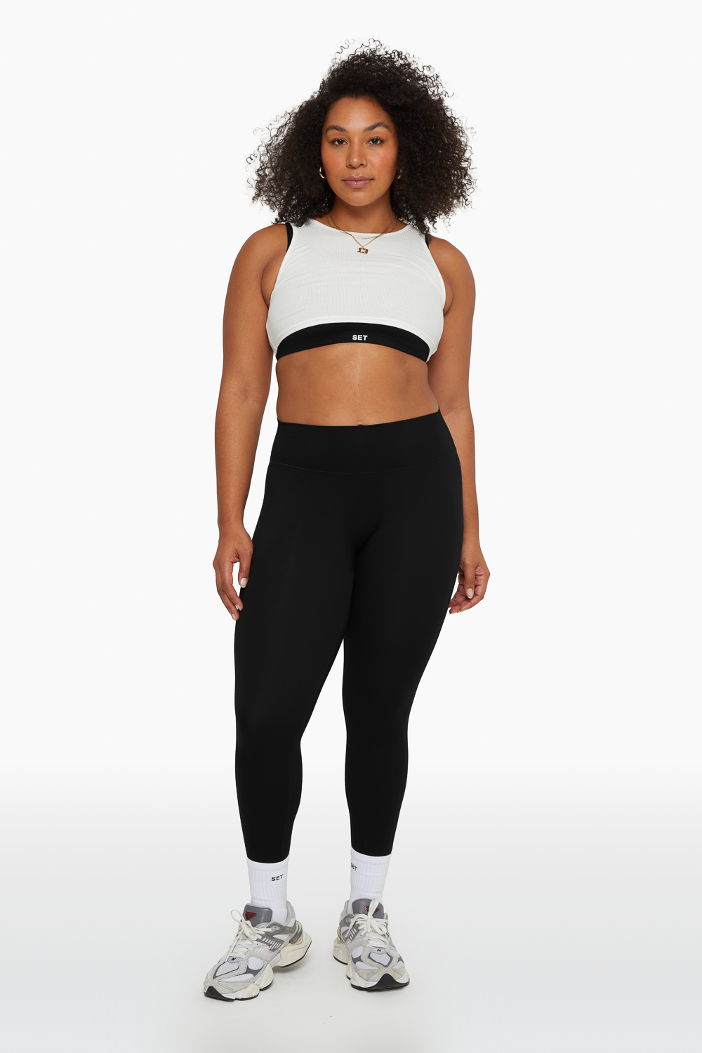 SET SPORTBODY® LEGGINGS IN ONYX