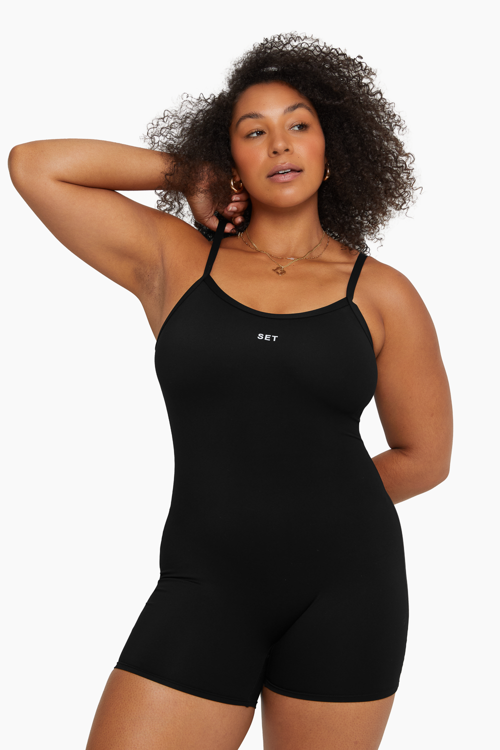 SET, SPORTBODY® SCOOP SHORTYSUIT IN ONYX