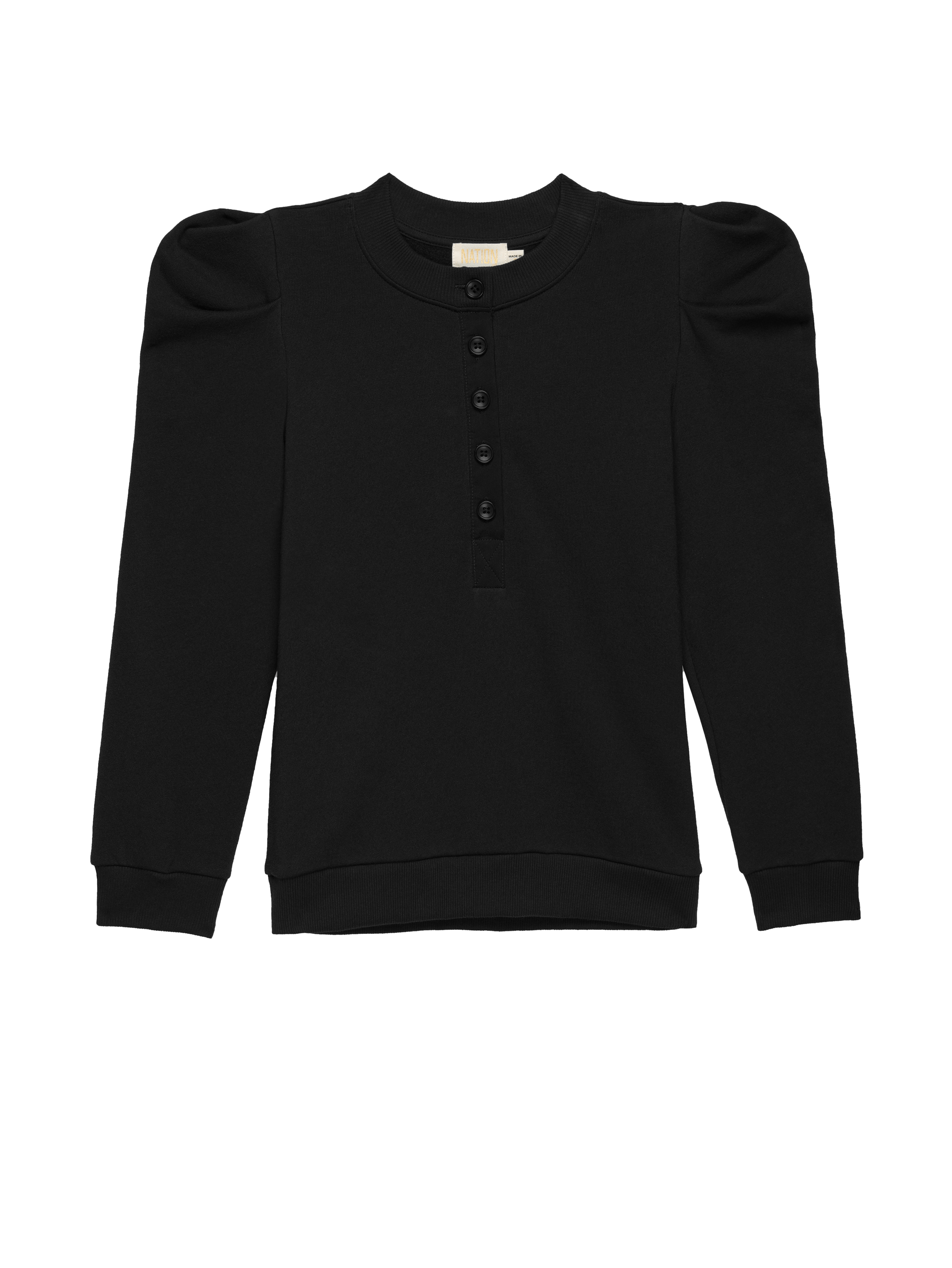 NATION LTD Shaya Femme Henley Sweatshirt