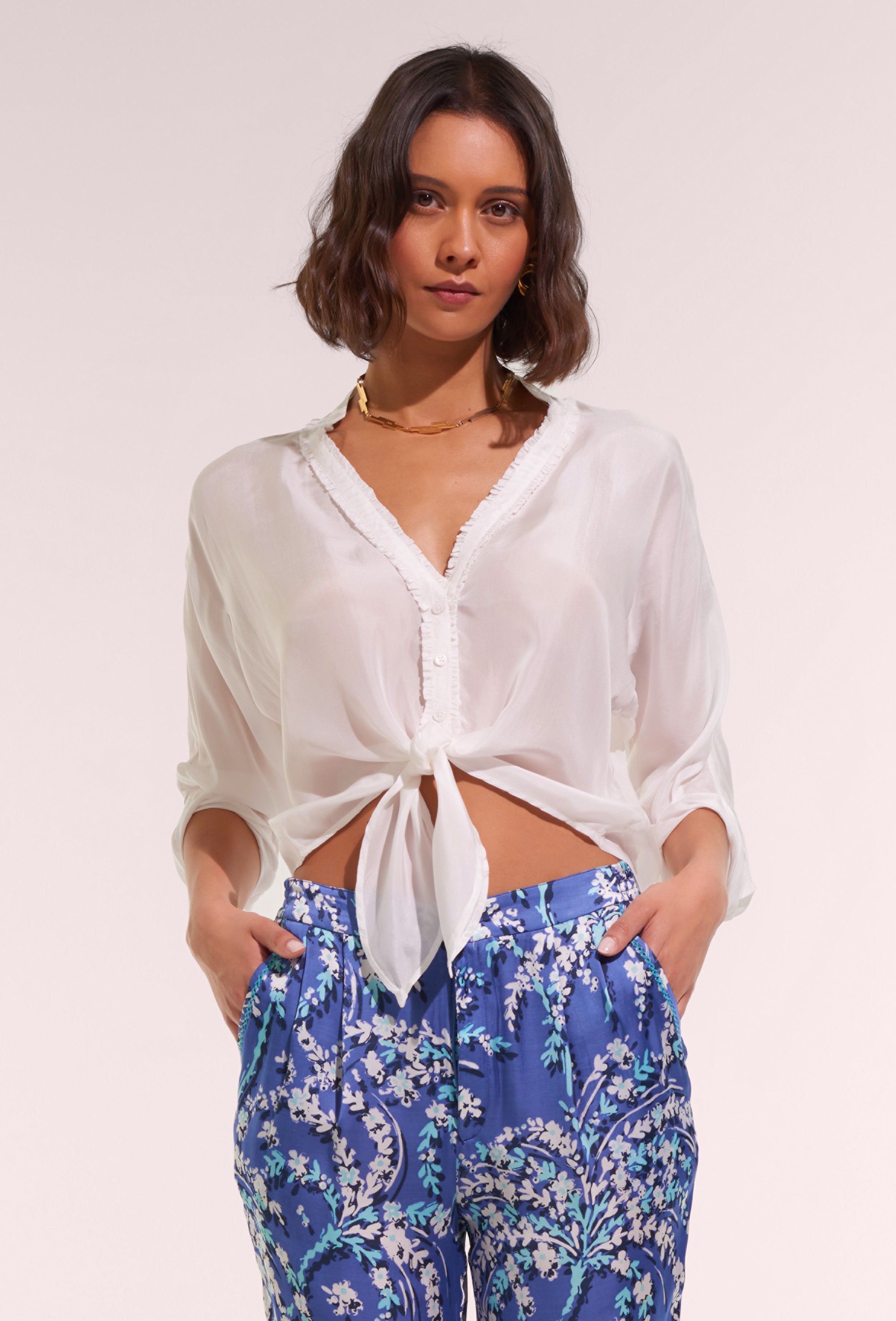 Shirt Azia - Natural White