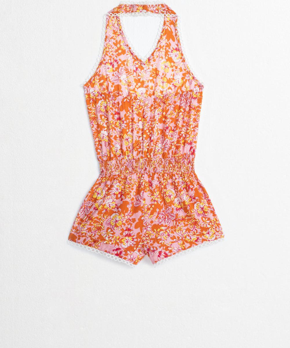 Kids Short Jumpsuit Beth - Pink Sweet Bell