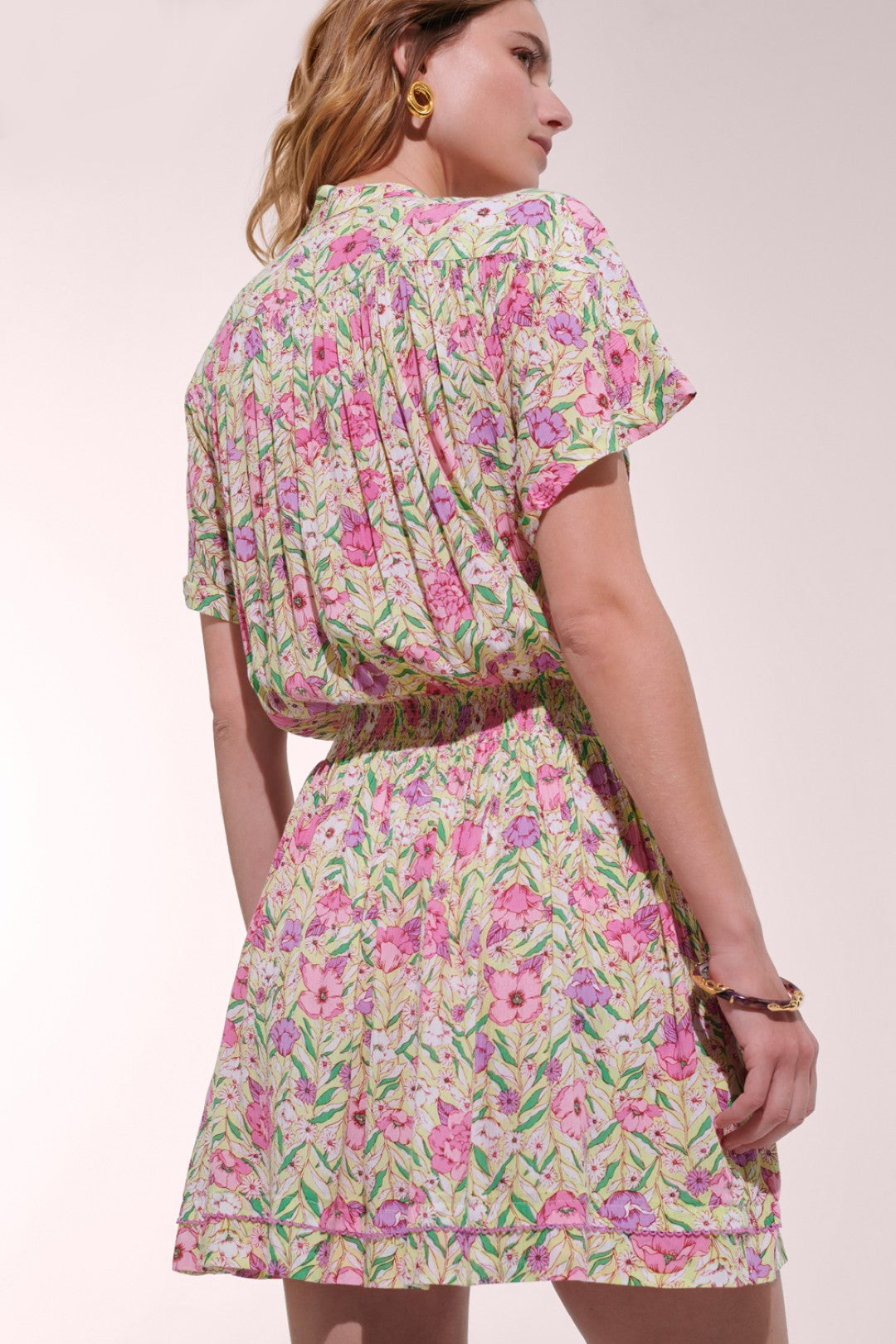 SHORT JUMPSUIT BORA V CK - GREEN PETUNIA