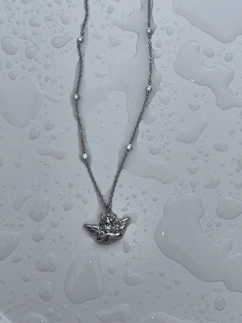 Box Of Rain Silver Necklace