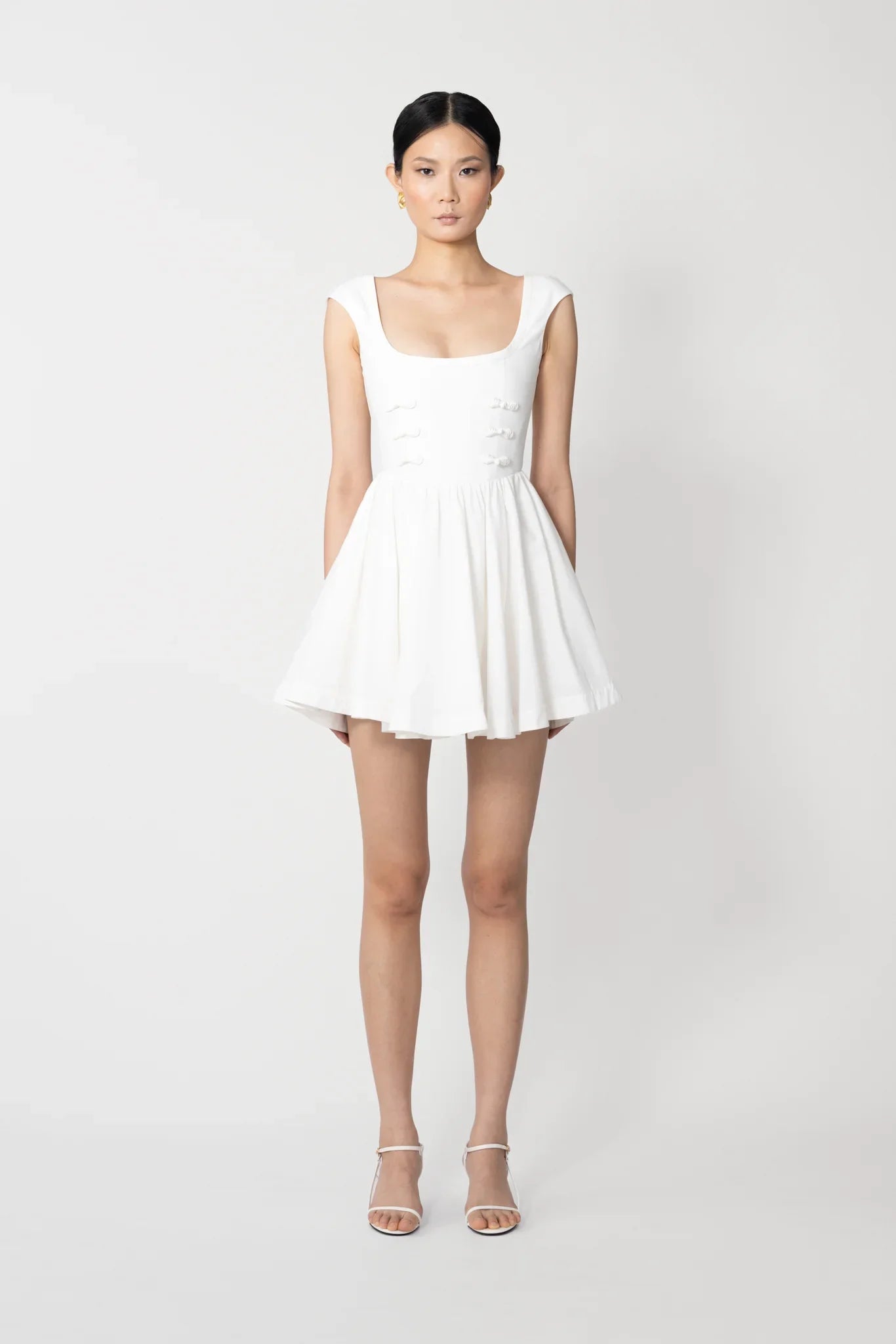Holly Mini Dress - White