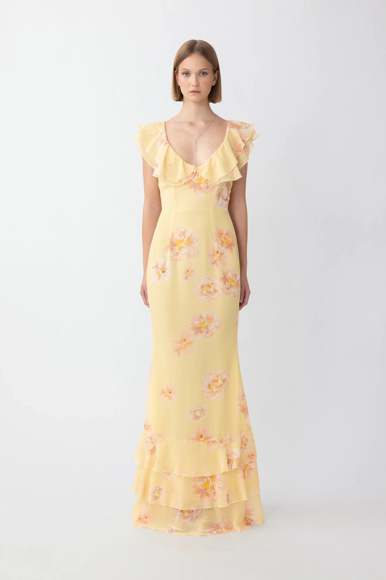 Gaia Dress - Yellow  Multi