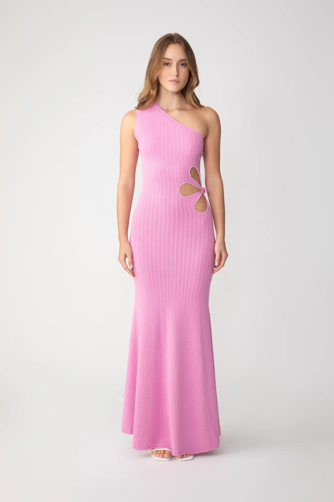 Dion Knit Dress - Taffy Pink