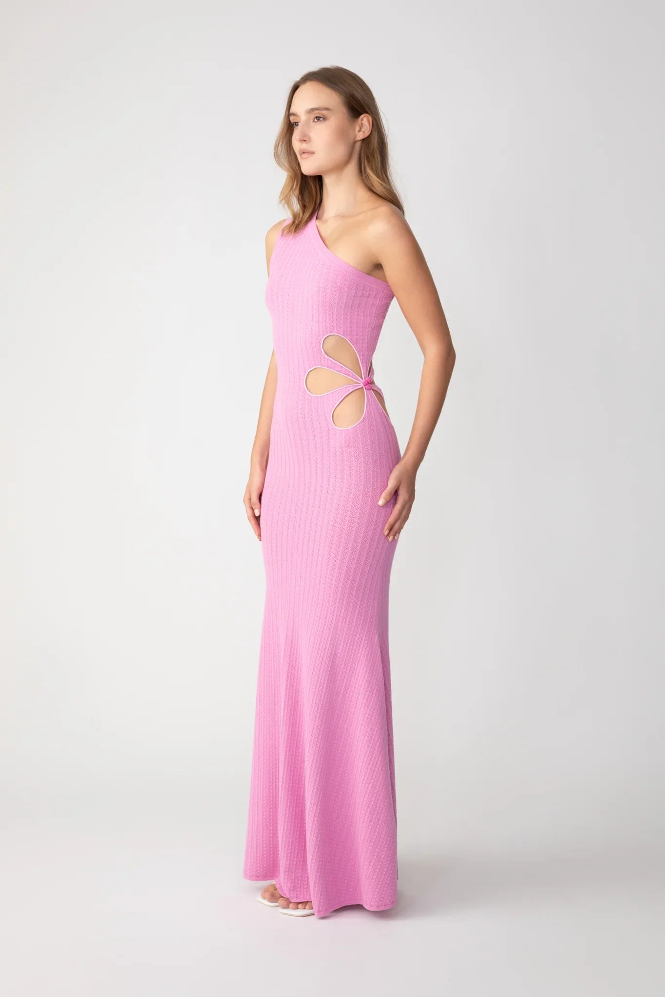 Dion Knit Dress - Taffy Pink