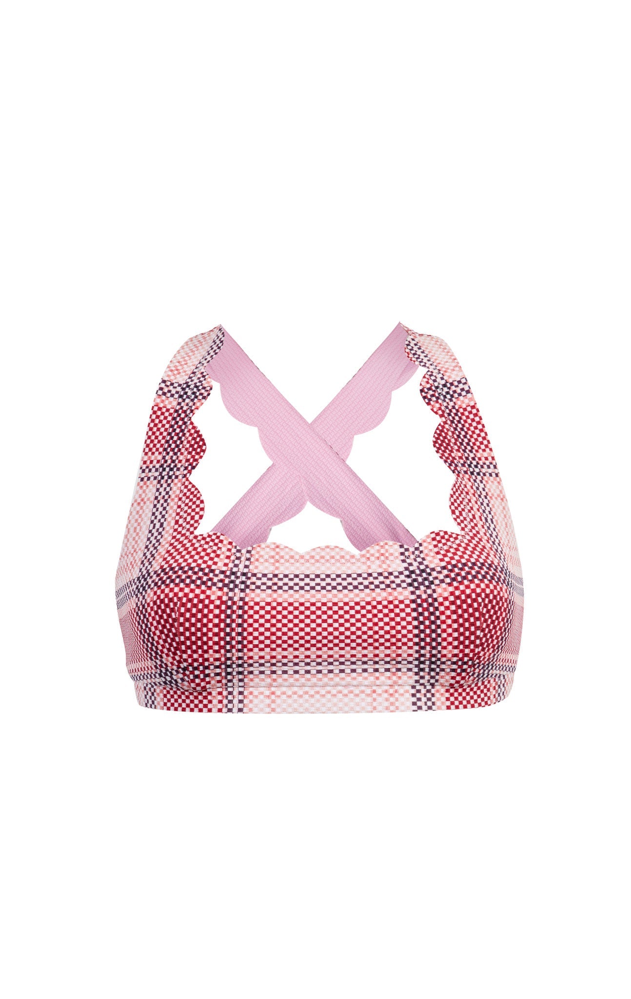 MARYSIA Serena Top in Plaid