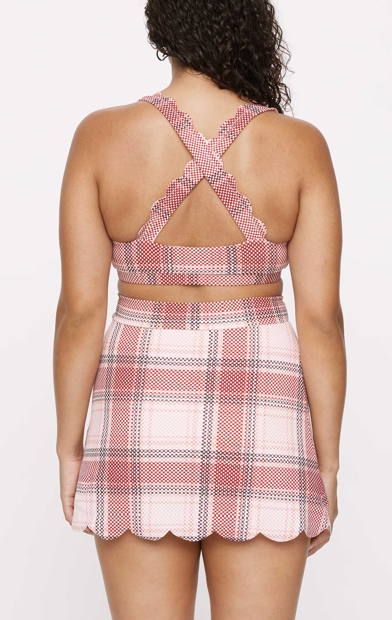 MARYSIA Serena Top in Plaid