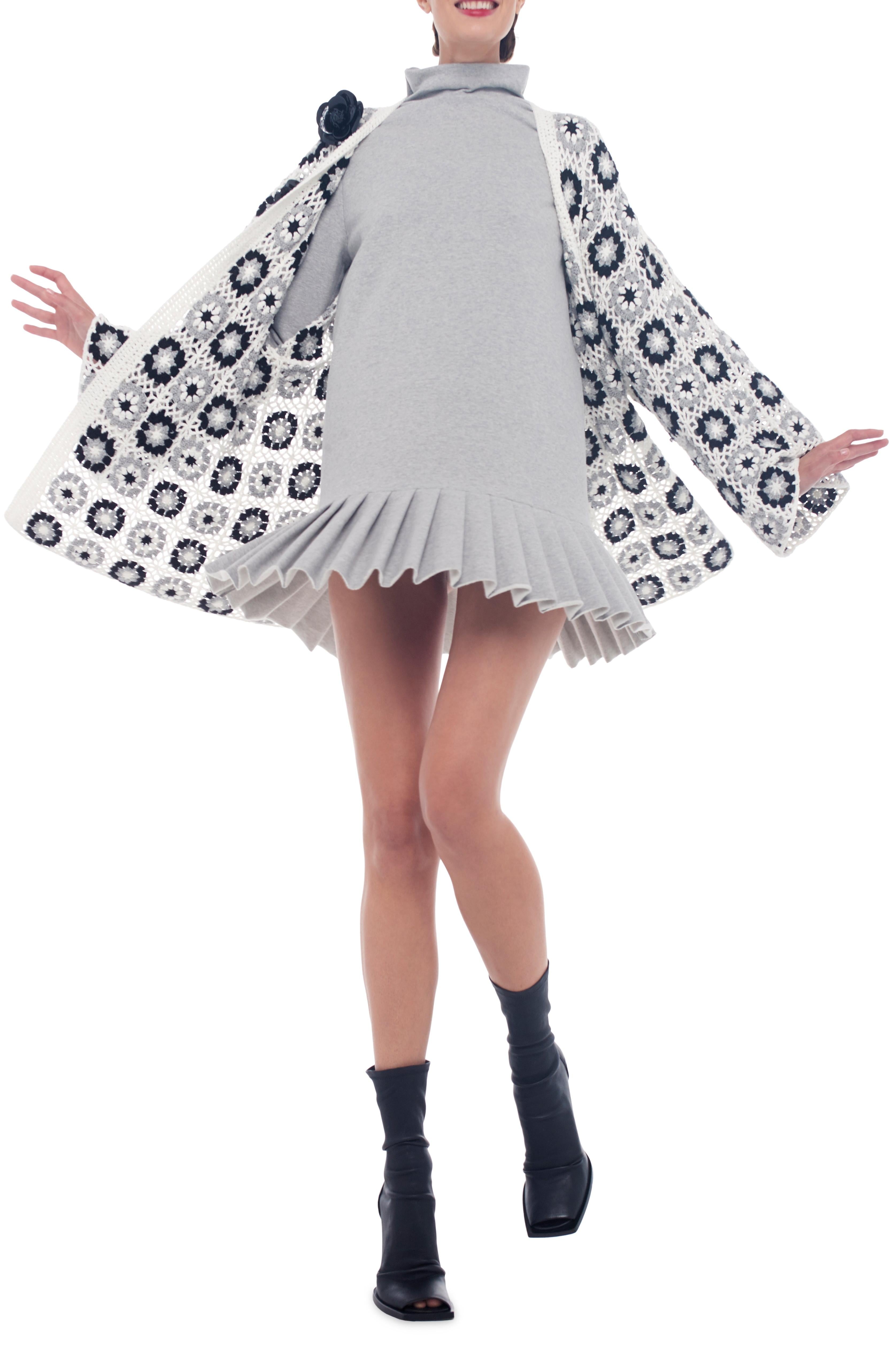 TURTLE PLEATED DRESS