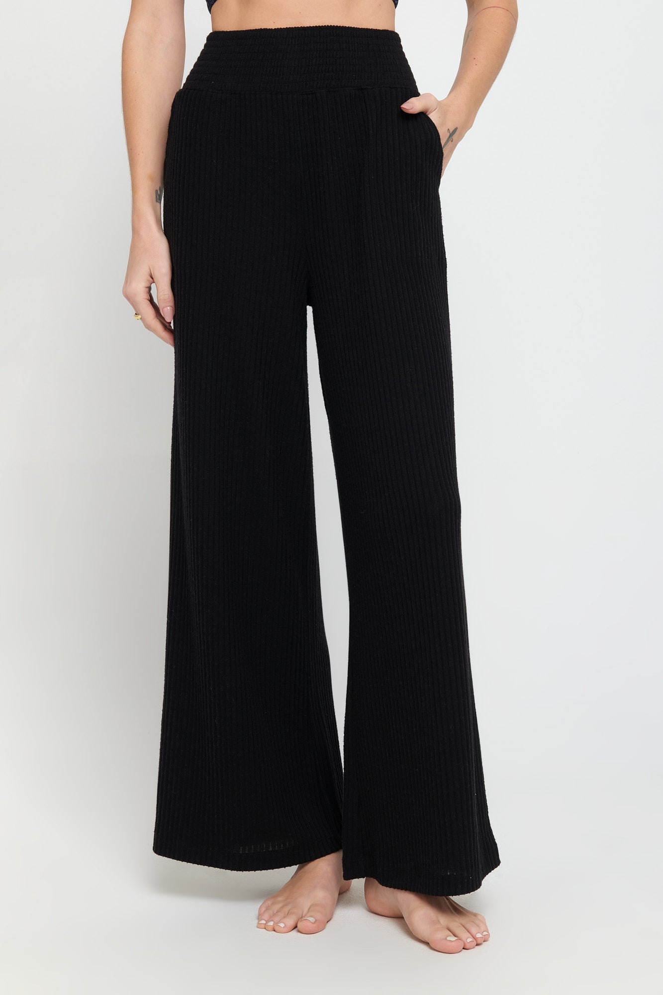 Harmony Rib Wide Leg Pant