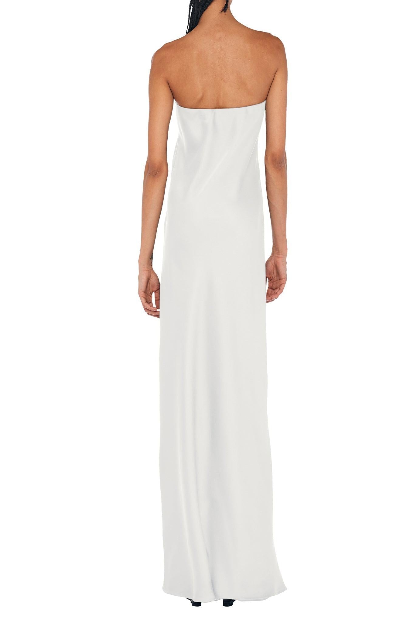BIAS STRAPLESS GOWN