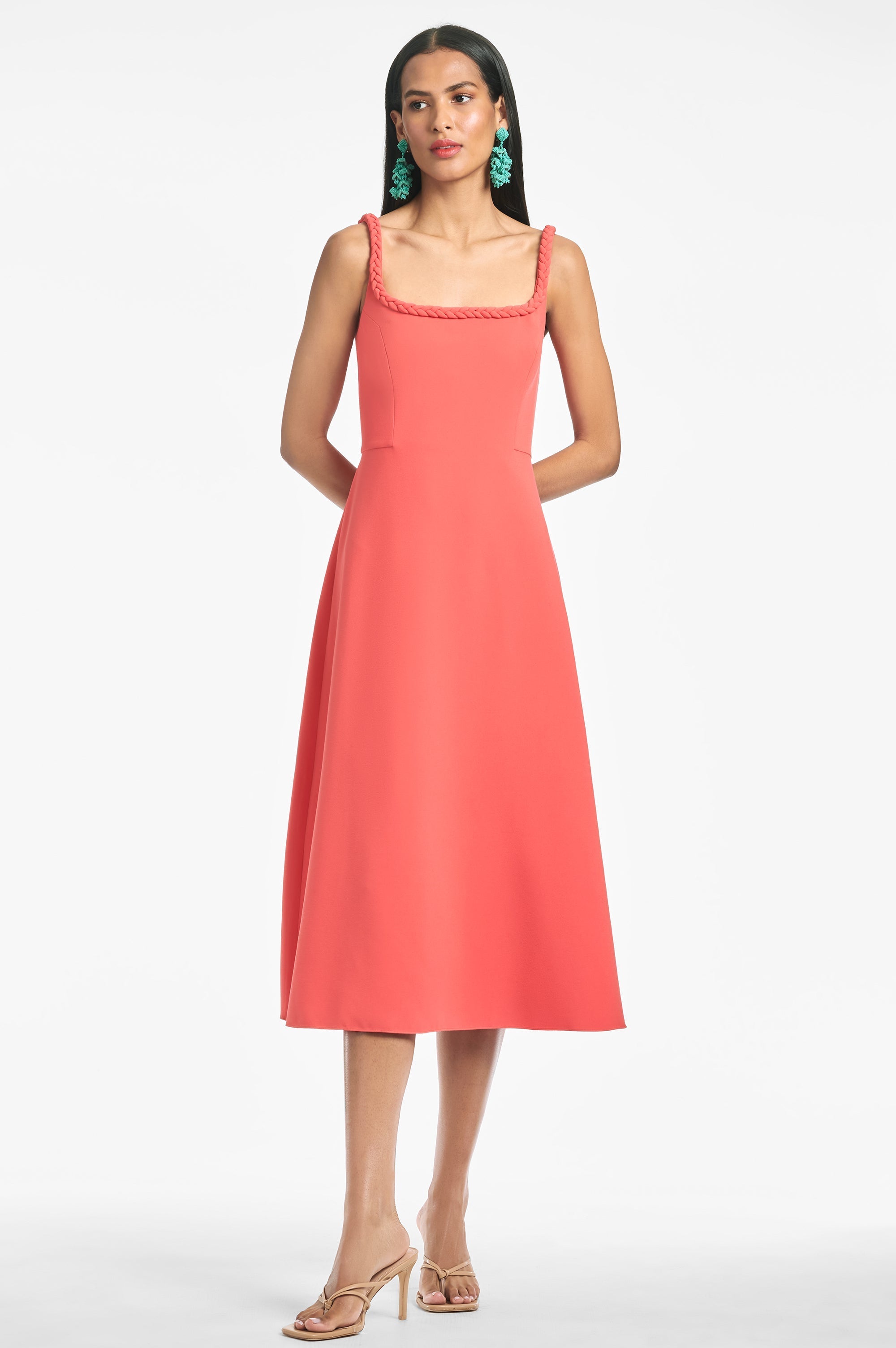 Steph Dress - Coral - Final Sale