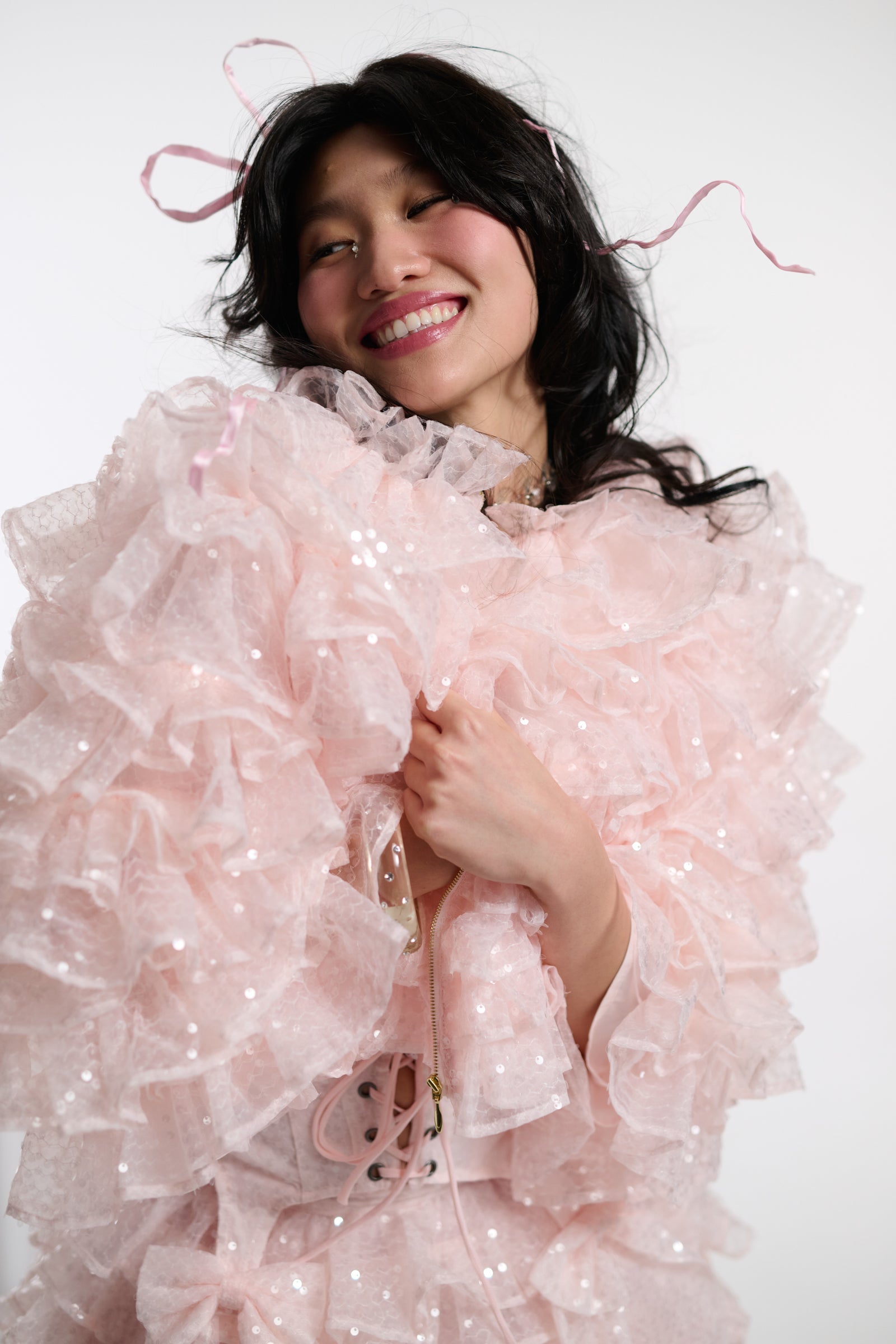 Sparkling Petit Chou Boa Jacket