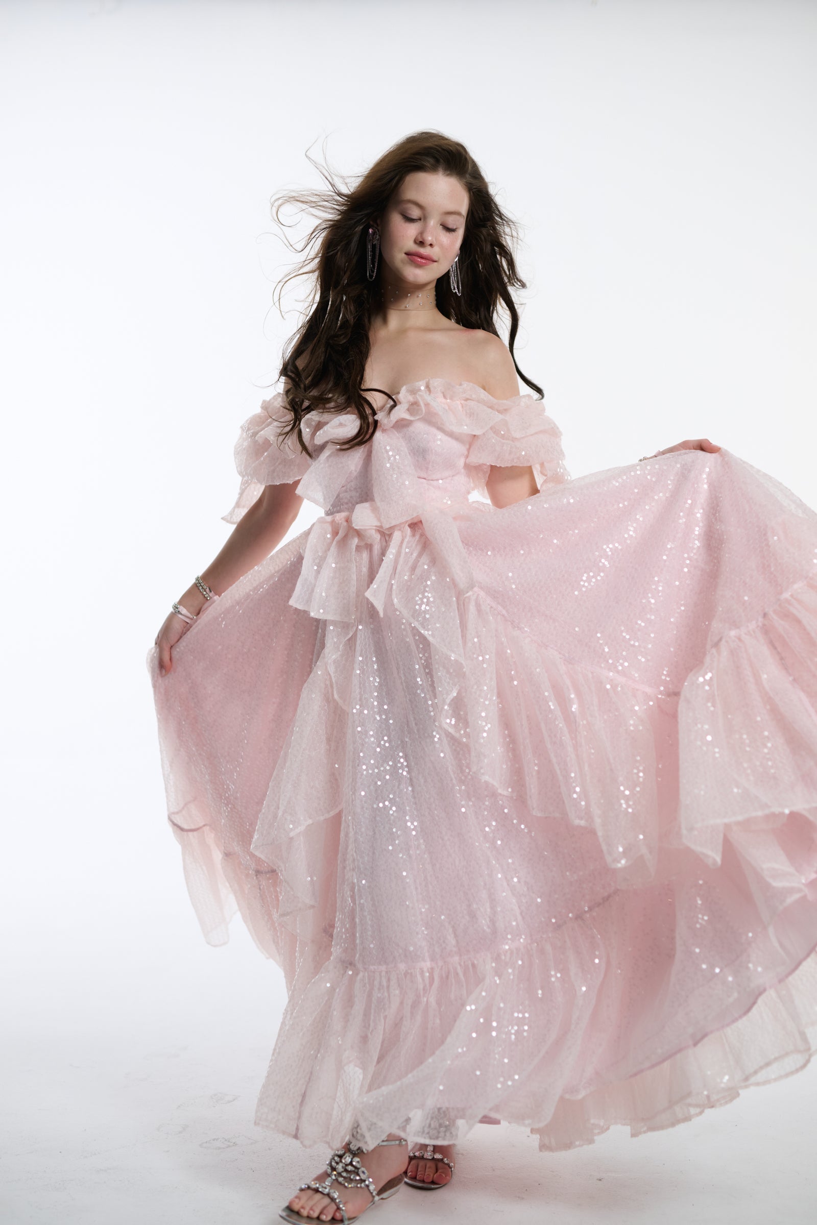 The Sparkling Carriage Gown