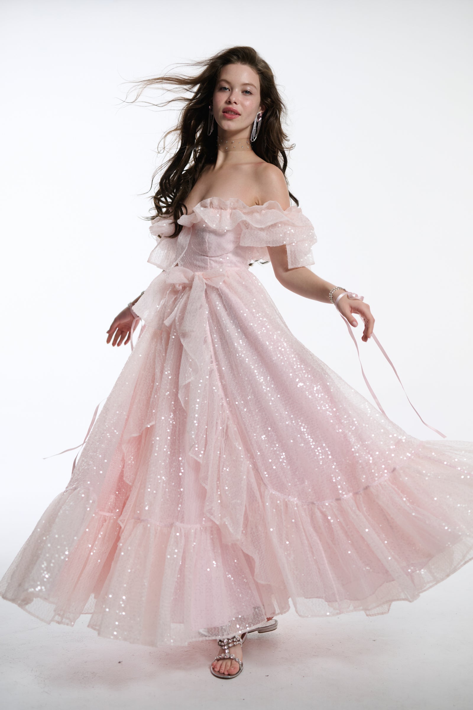 The Sparkling Carriage Gown