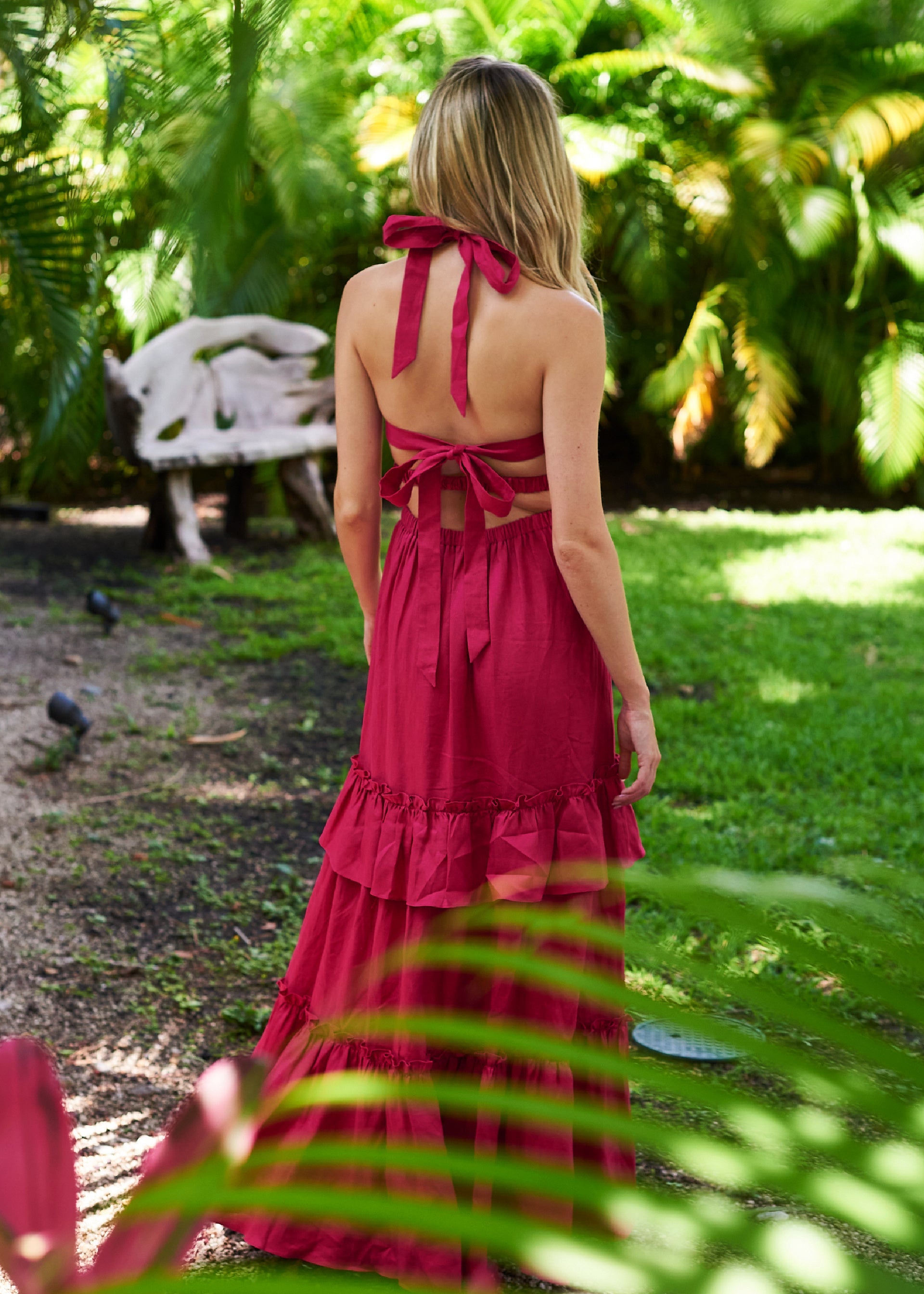 Raeann Dress Raspberry