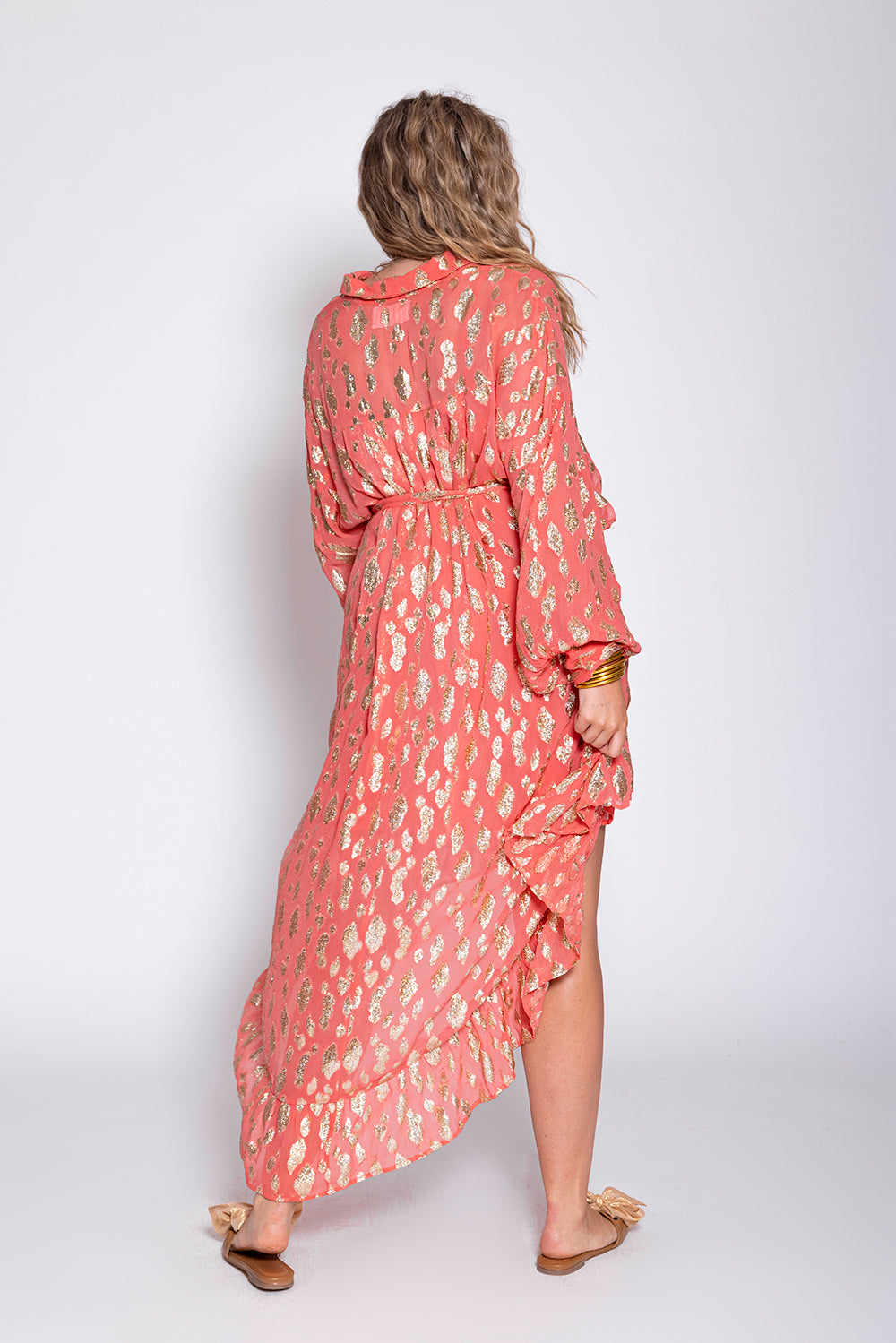 AZELIE DRESS ANKARA BLUSH