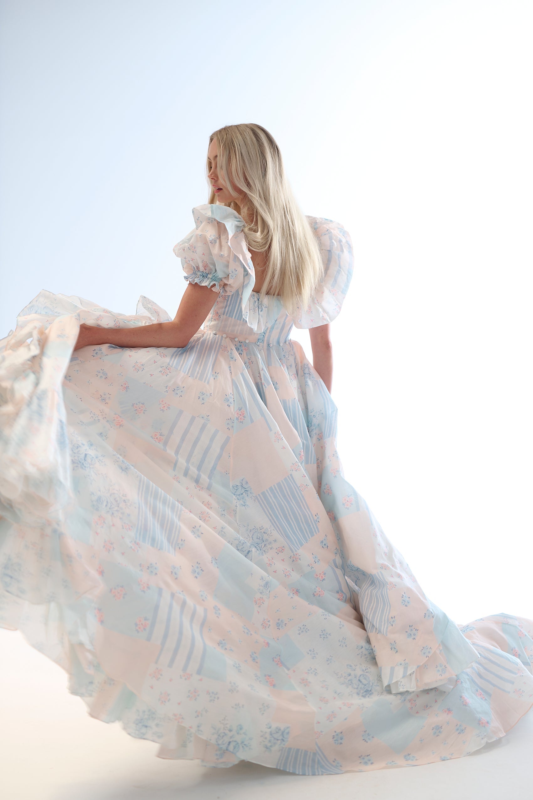 The Babysitter Silk Organdy In Bloom Gown