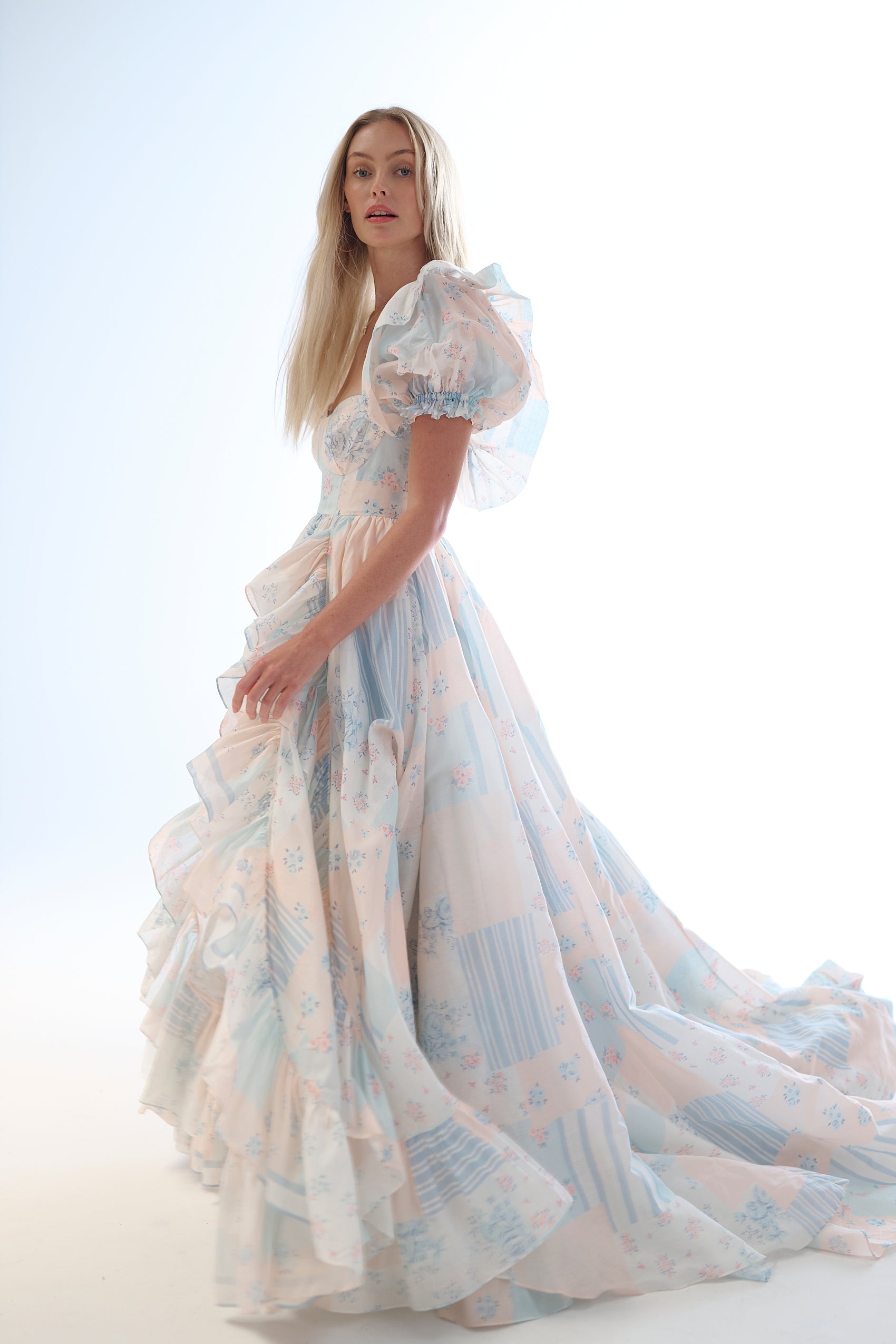 The Babysitter Silk Organdy In Bloom Gown