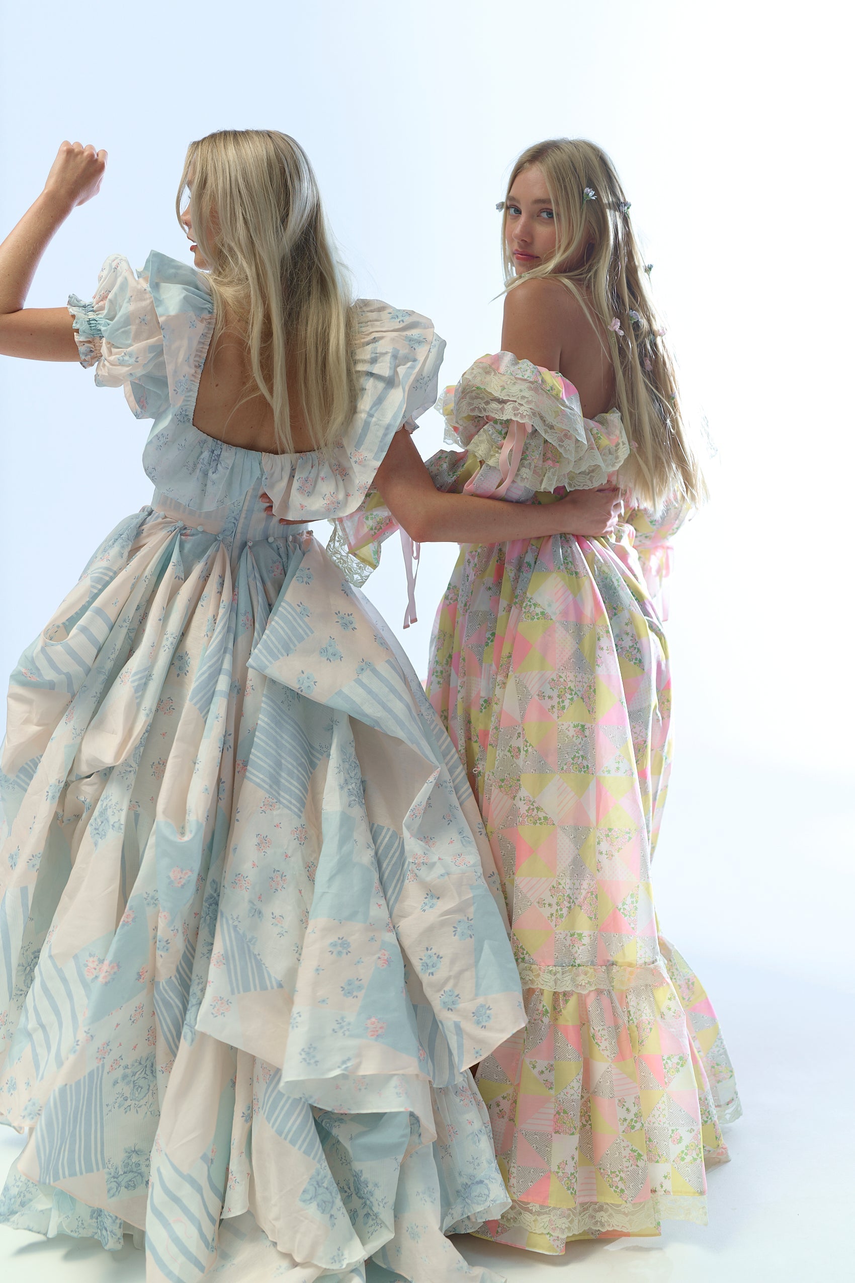 The Babysitter Silk Organdy In Bloom Gown