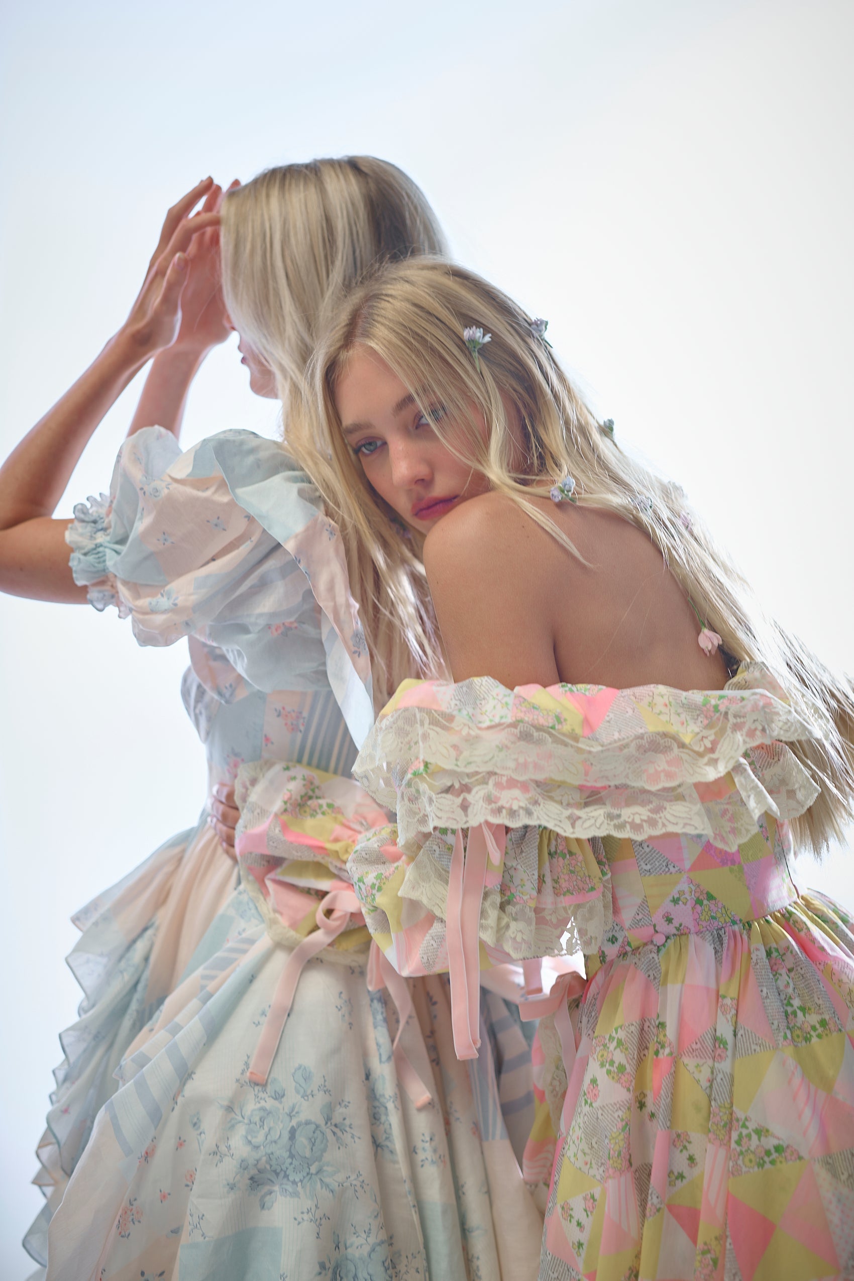 The Babysitter Silk Organdy In Bloom Gown