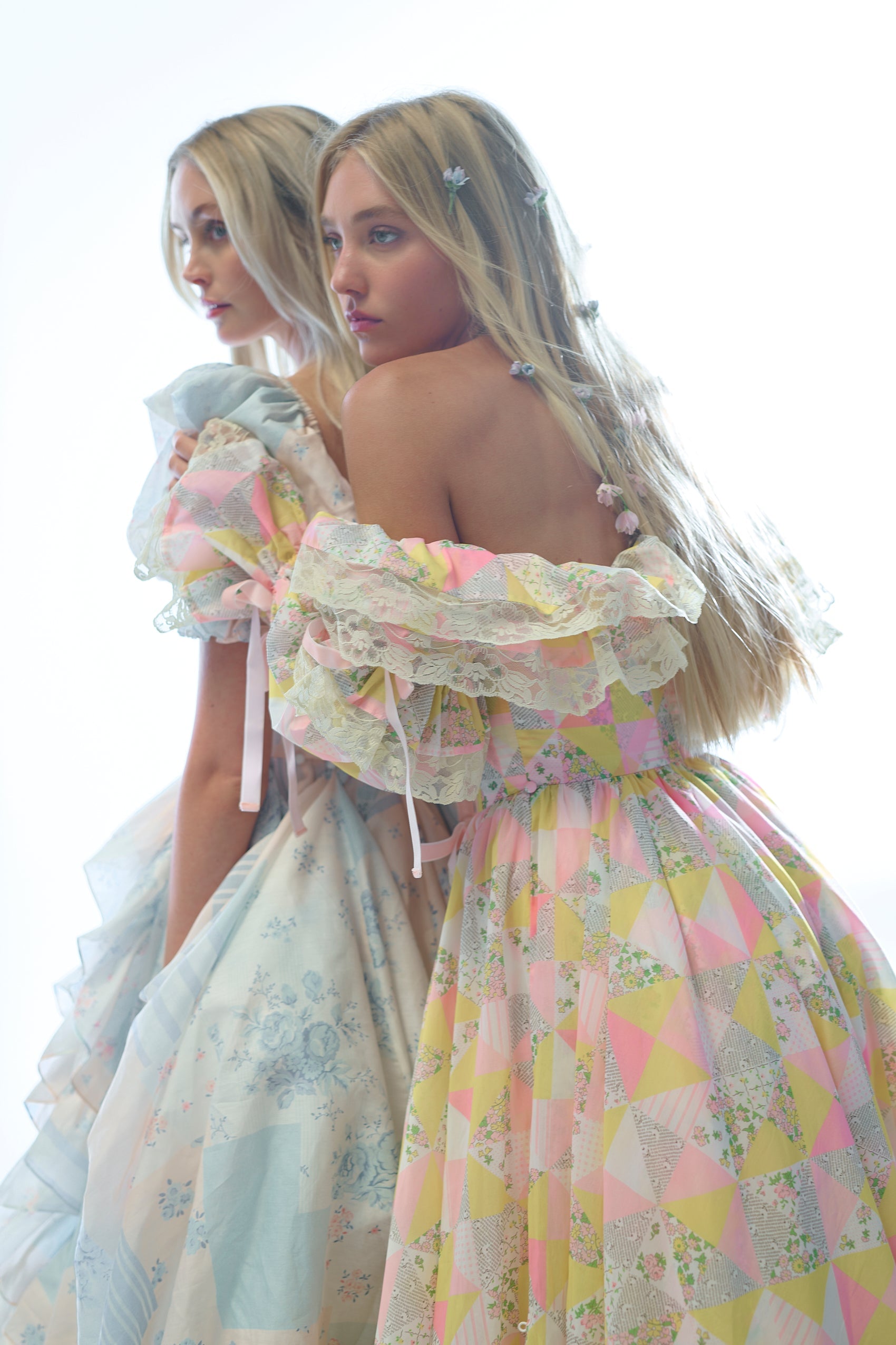 The Babysitter Silk Organdy In Bloom Gown
