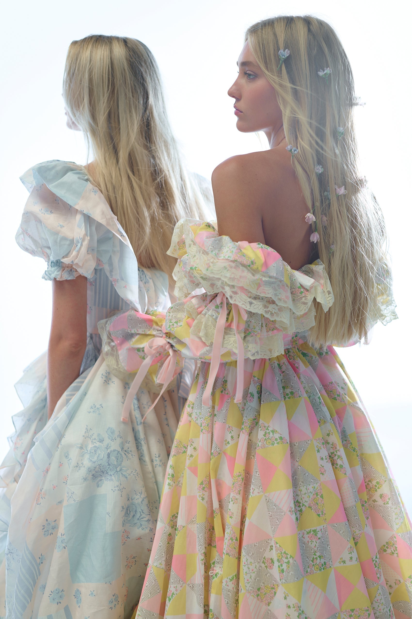 The Babysitter Silk Organdy In Bloom Gown