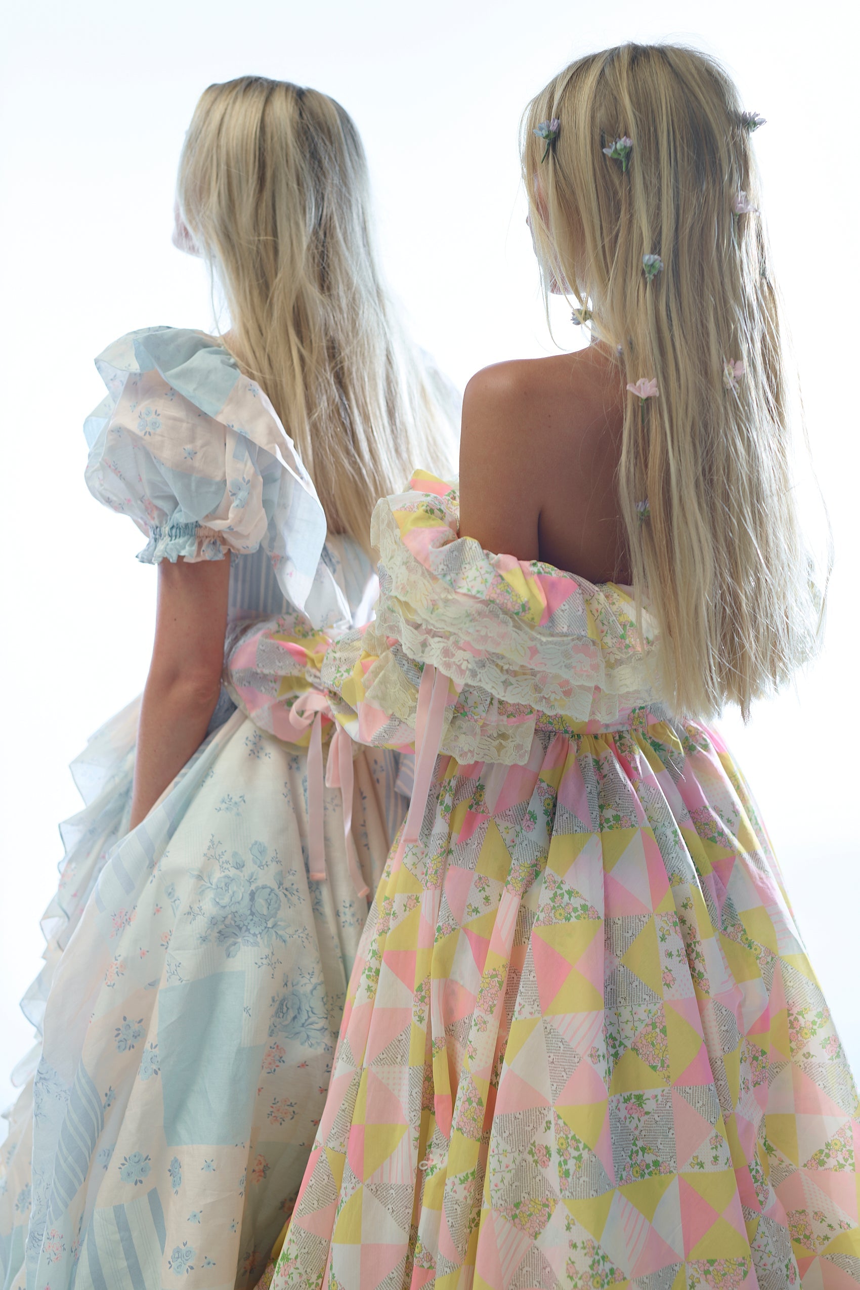 The Babysitter Silk Organdy In Bloom Gown