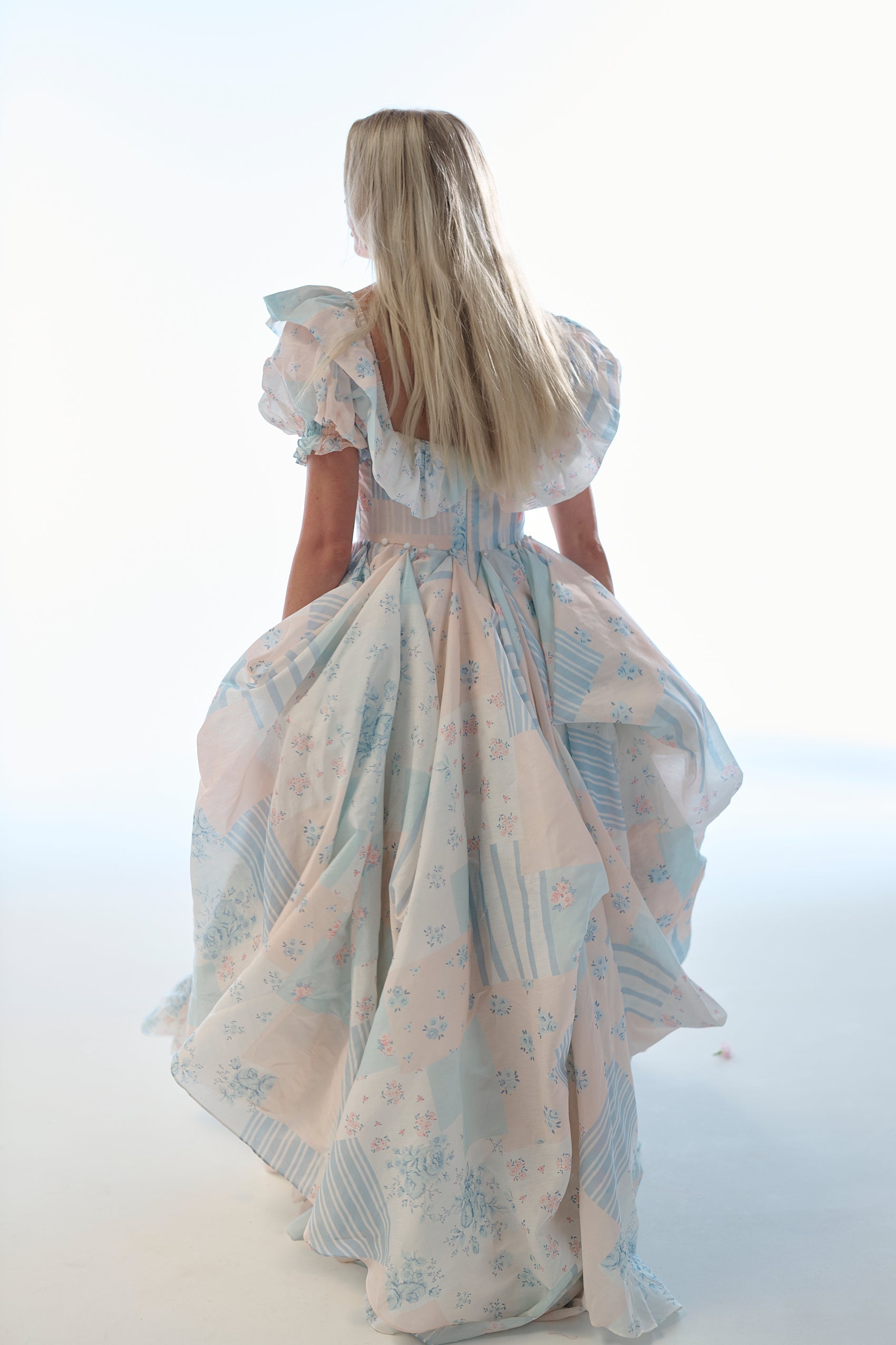 The Babysitter Silk Organdy In Bloom Gown