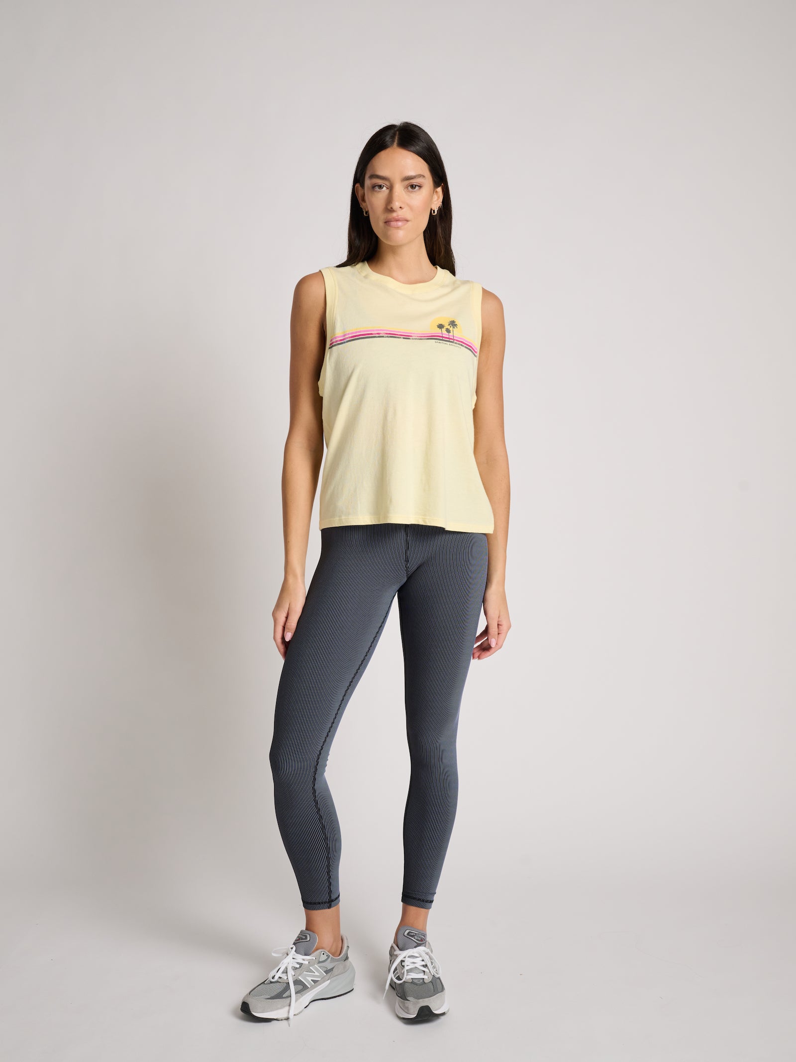 Sunset Stripe Bowery Tank | Spiritual Gangster