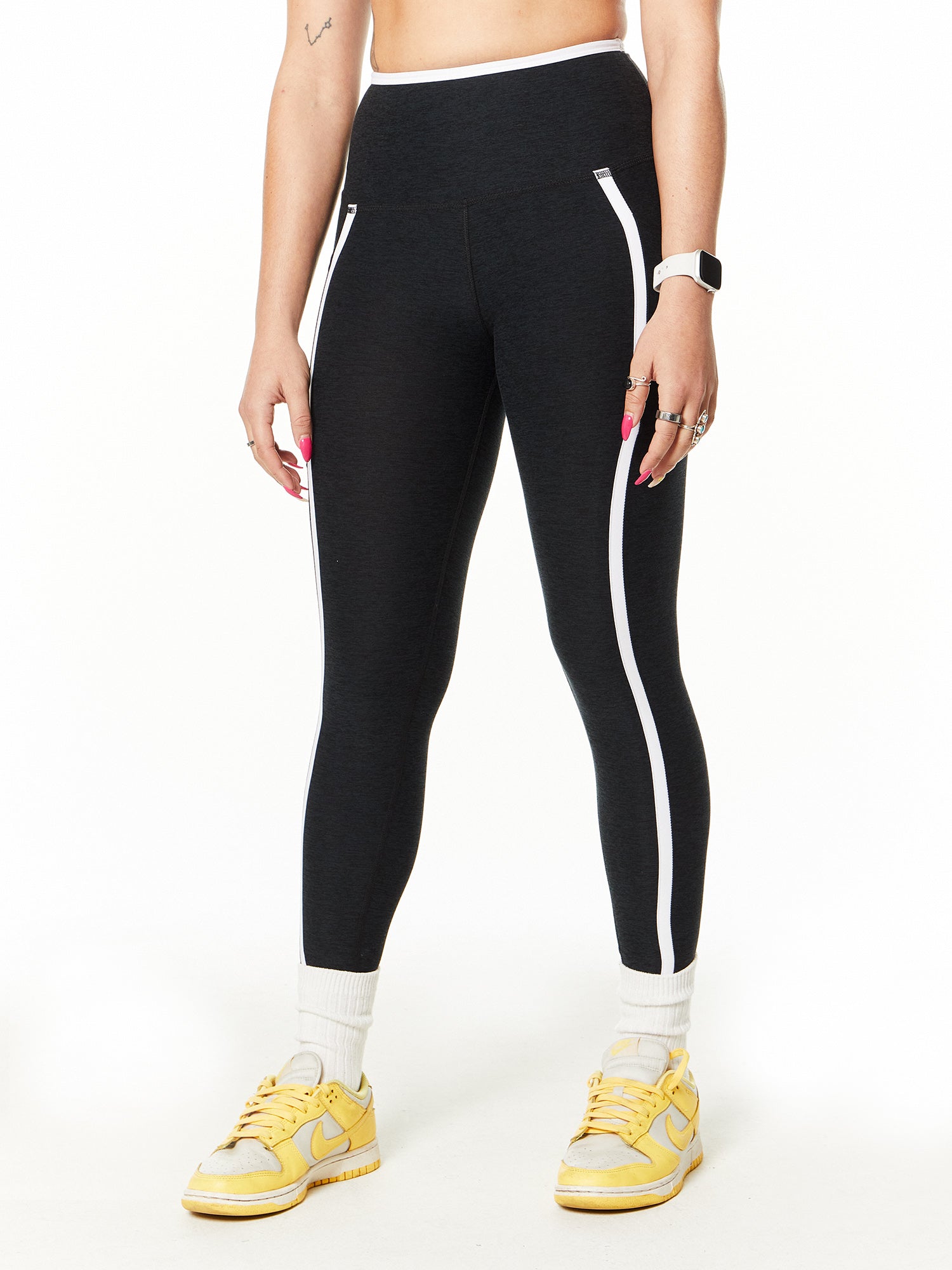Spacedye New Moves High Waisted Midi Legging | Beyond Yoga